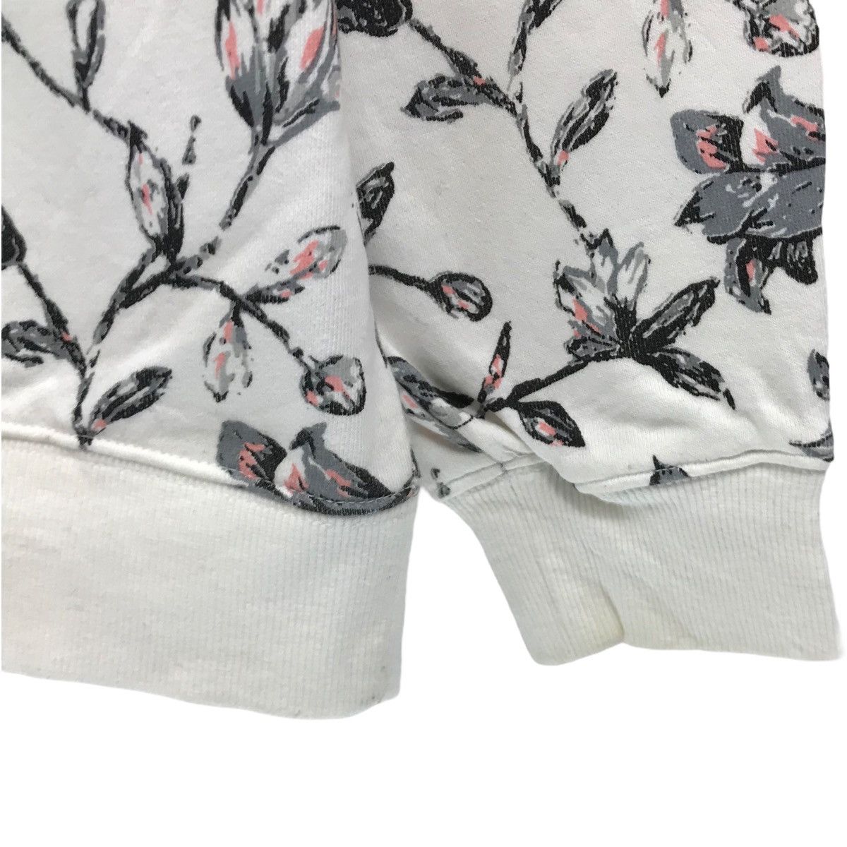 Japanese Brand × Vintage Emoda Flower Design Full Print Sweatshirt Size US S / EU 44-46 / 1 - 4 Thumbnail