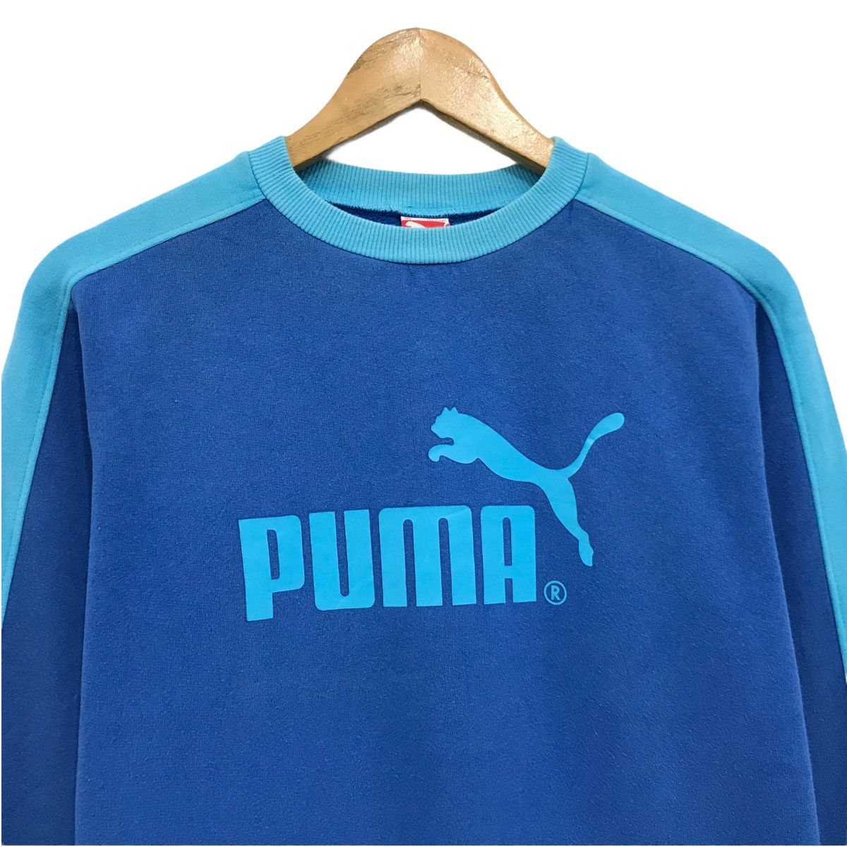 Japanese Brand × Puma × Vintage Rare!!! Vintage Puma Sweatshirt Pullover Jumper Sweater Size US M / EU 48-50 / 2 - 2 Thumbnail