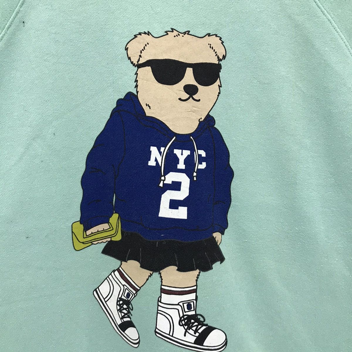 Japanese Brand × Vintage Vintage Bear Streetwear Style Hyperbeast Sweatshirt Size US M / EU 48-50 / 2 - 3 Thumbnail