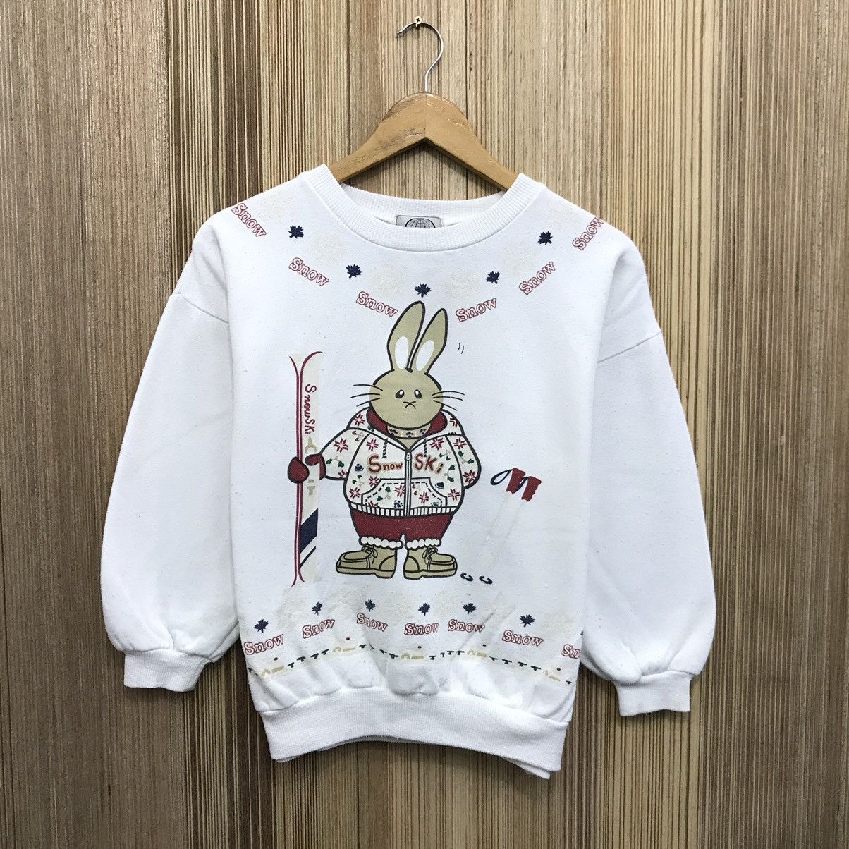 Japanese Brand × Vintage Rare!!! Vintage Snow Ski Sweatshirt Pullover Jumper Size US M / EU 48-50 / 2 - 1 Thumbnail