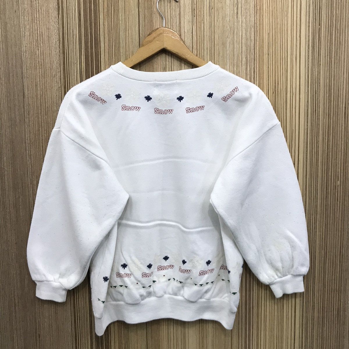 Japanese Brand × Vintage Rare!!! Vintage Snow Ski Sweatshirt Pullover Jumper Size US M / EU 48-50 / 2 - 7 Thumbnail