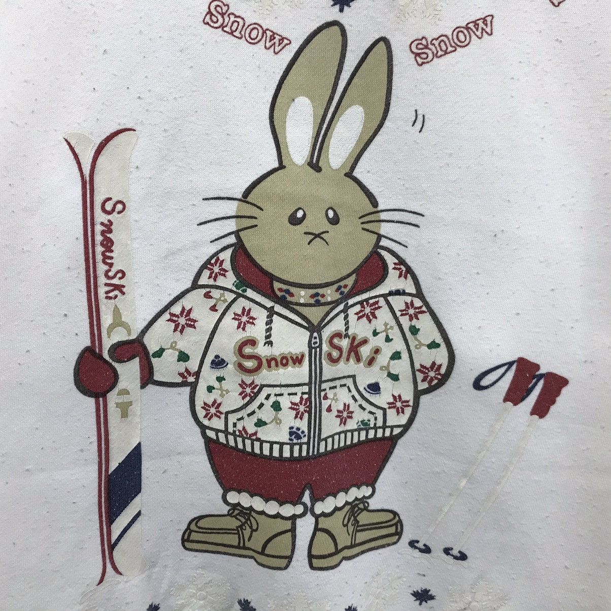 Japanese Brand × Vintage Rare!!! Vintage Snow Ski Sweatshirt Pullover Jumper Size US M / EU 48-50 / 2 - 3 Thumbnail