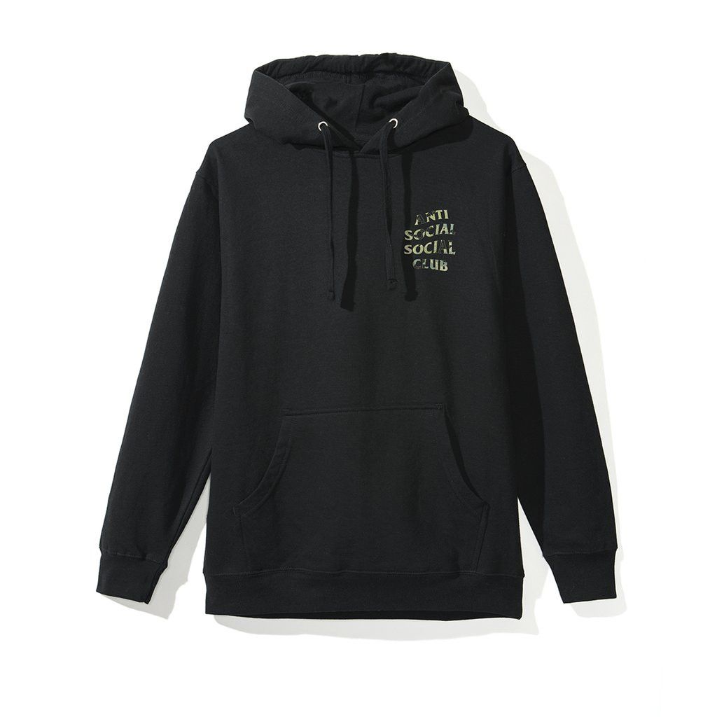 Anti Social Social Club DS ASSC Woodland Camo Logo Woody Black Hoodie BAPE MagOC Size US S / EU 44-46 / 1 - 4 Thumbnail