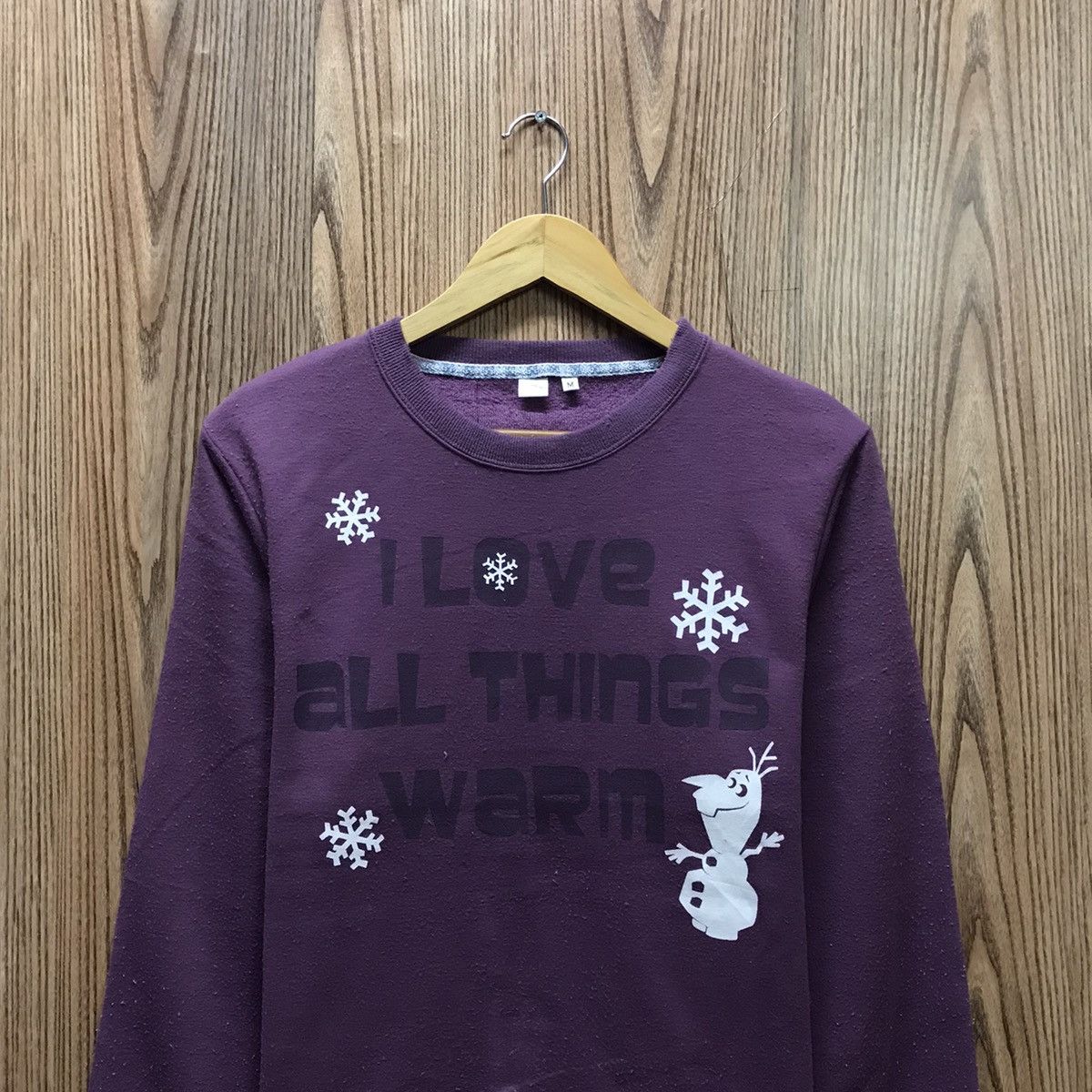 Cartoon Network × Disney × Japanese Brand Frozen Sweatshirt Biglogo Olaf Crew Neck Size US S / EU 44-46 / 1 - 3 Thumbnail