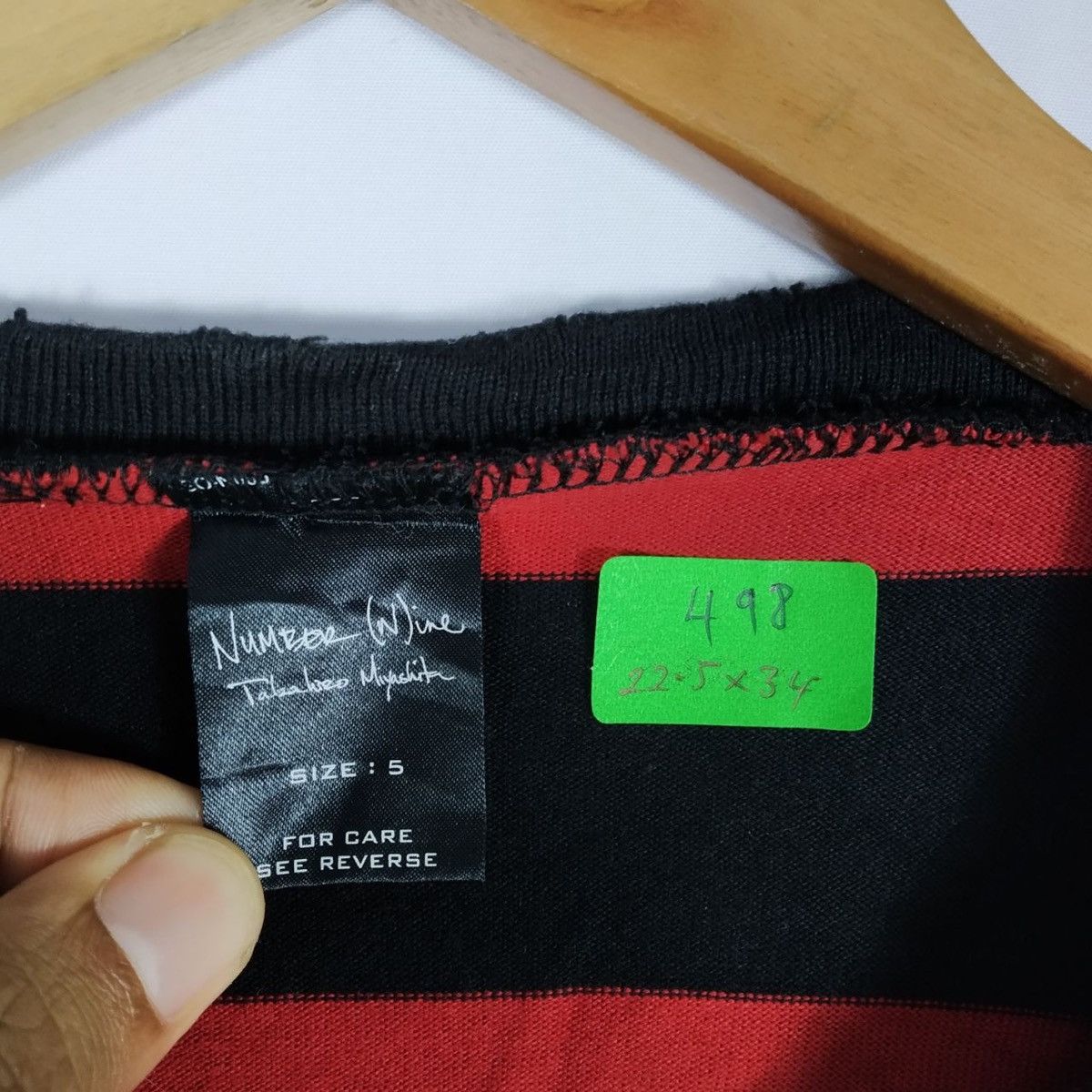 Number (N)ine OG Number (N)ine Stripes Inspired Kurt Cobain Wear Size US M / EU 48-50 / 2 - 7 Thumbnail