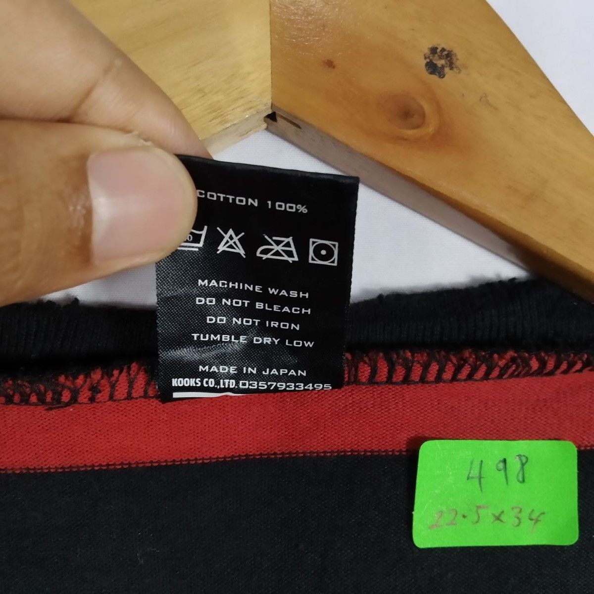 Number (N)ine OG Number (N)ine Stripes Inspired Kurt Cobain Wear Size US M / EU 48-50 / 2 - 8 Thumbnail