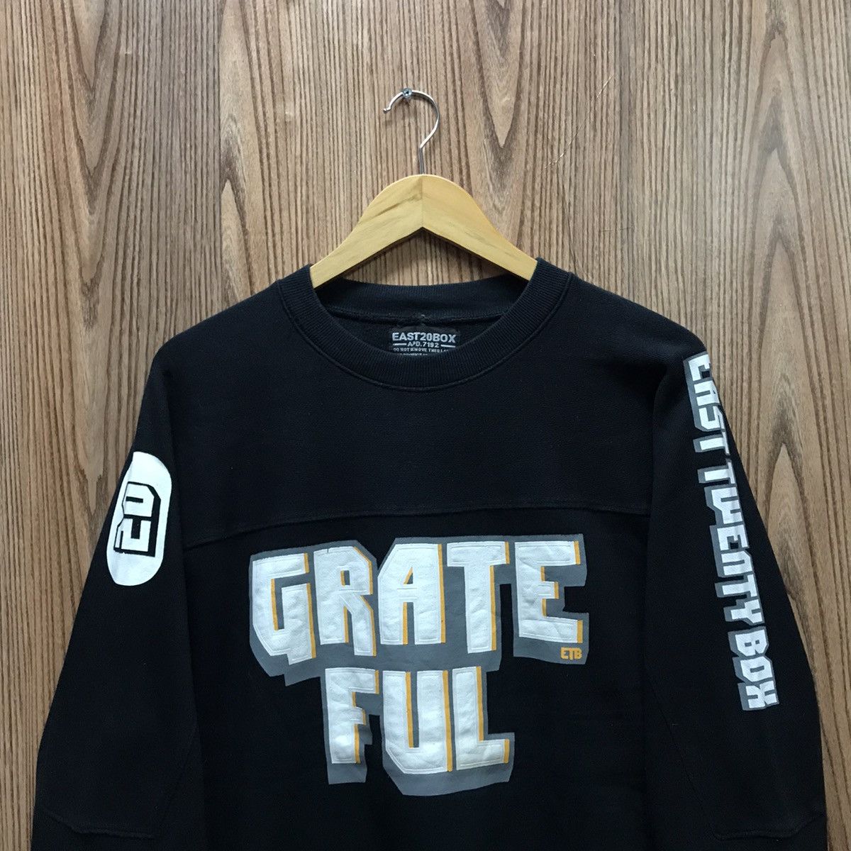 Japanese Brand × Vintage EAST TWENTY BOX Sweatshirt CrewNeck Big Logo Grateful Size US M / EU 48-50 / 2 - 9 Thumbnail
