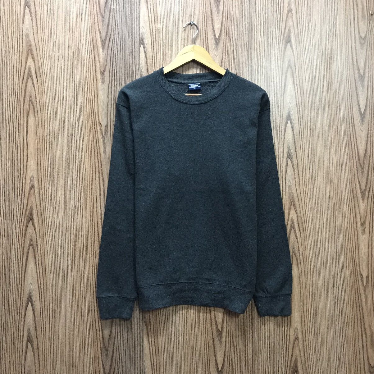 Japanese Brand × Vintage Vintage Plain Sweatshirt Blank Crew Neck Size US M / EU 48-50 / 2 - 1 Thumbnail