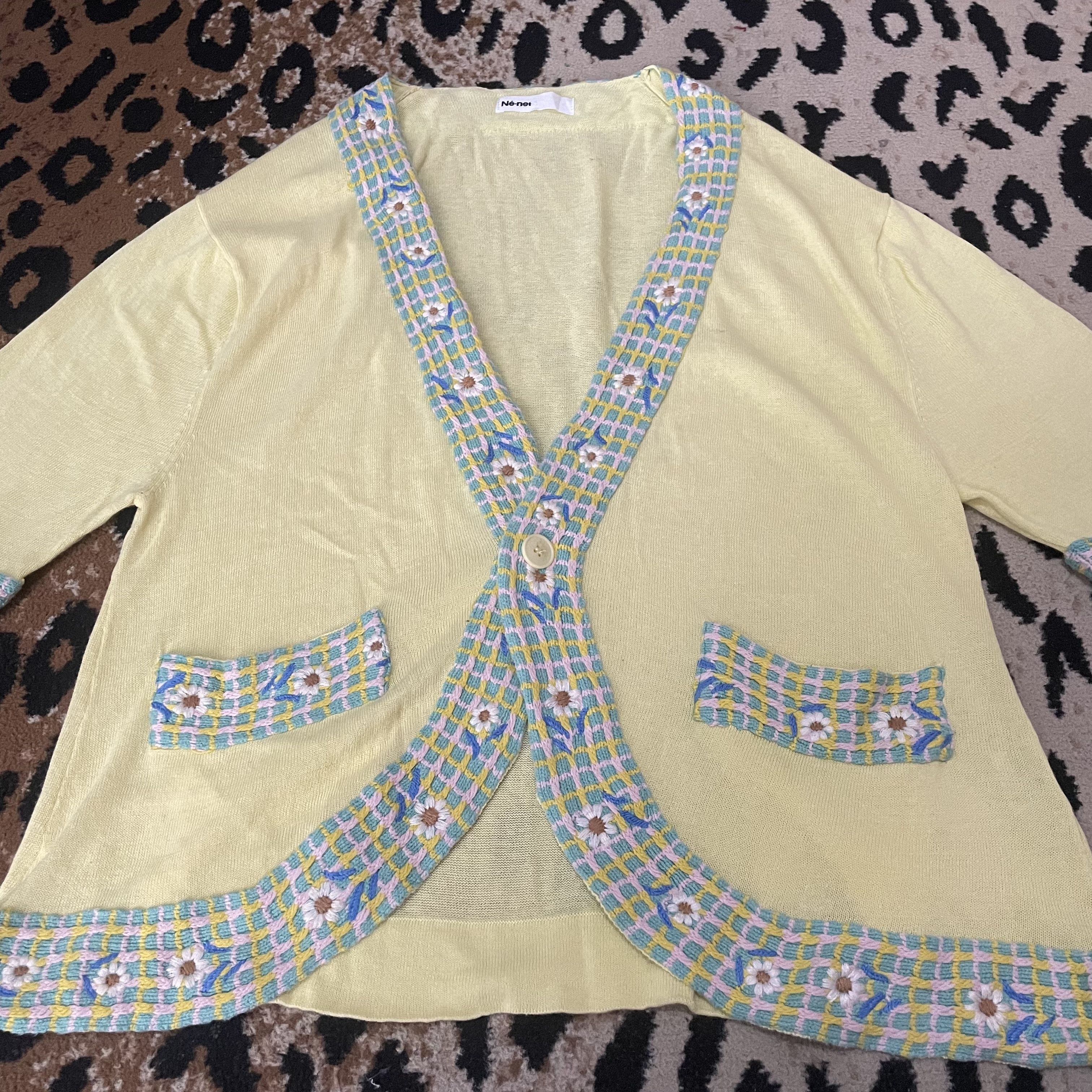 Issey Miyake × Japanese Brand Nenet by Issey Miyake Cardigan Size US M / EU 48-50 / 2 - 2 Thumbnail