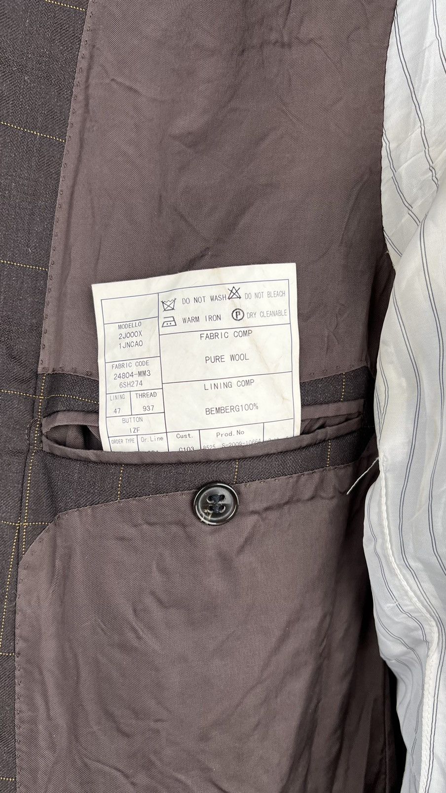 Suitsupply Suitsupply Plaid Brown Blazer Size 40R - 9 Thumbnail
