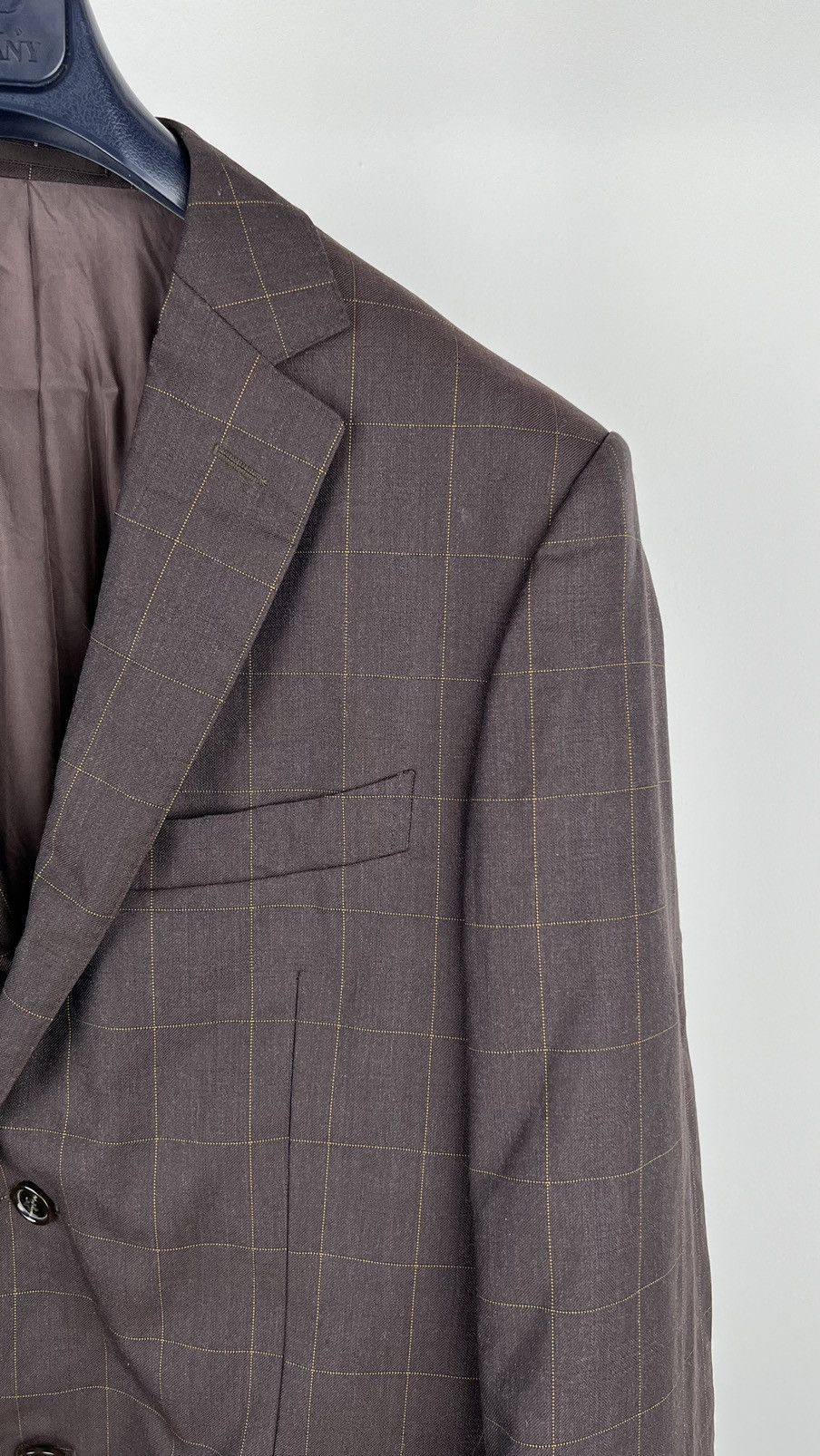 Suitsupply Suitsupply Plaid Brown Blazer Size 40R - 3 Thumbnail