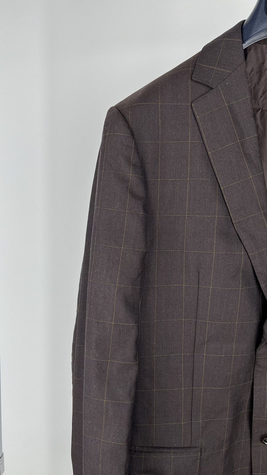 Suitsupply Suitsupply Plaid Brown Blazer Size 40R - 4 Thumbnail