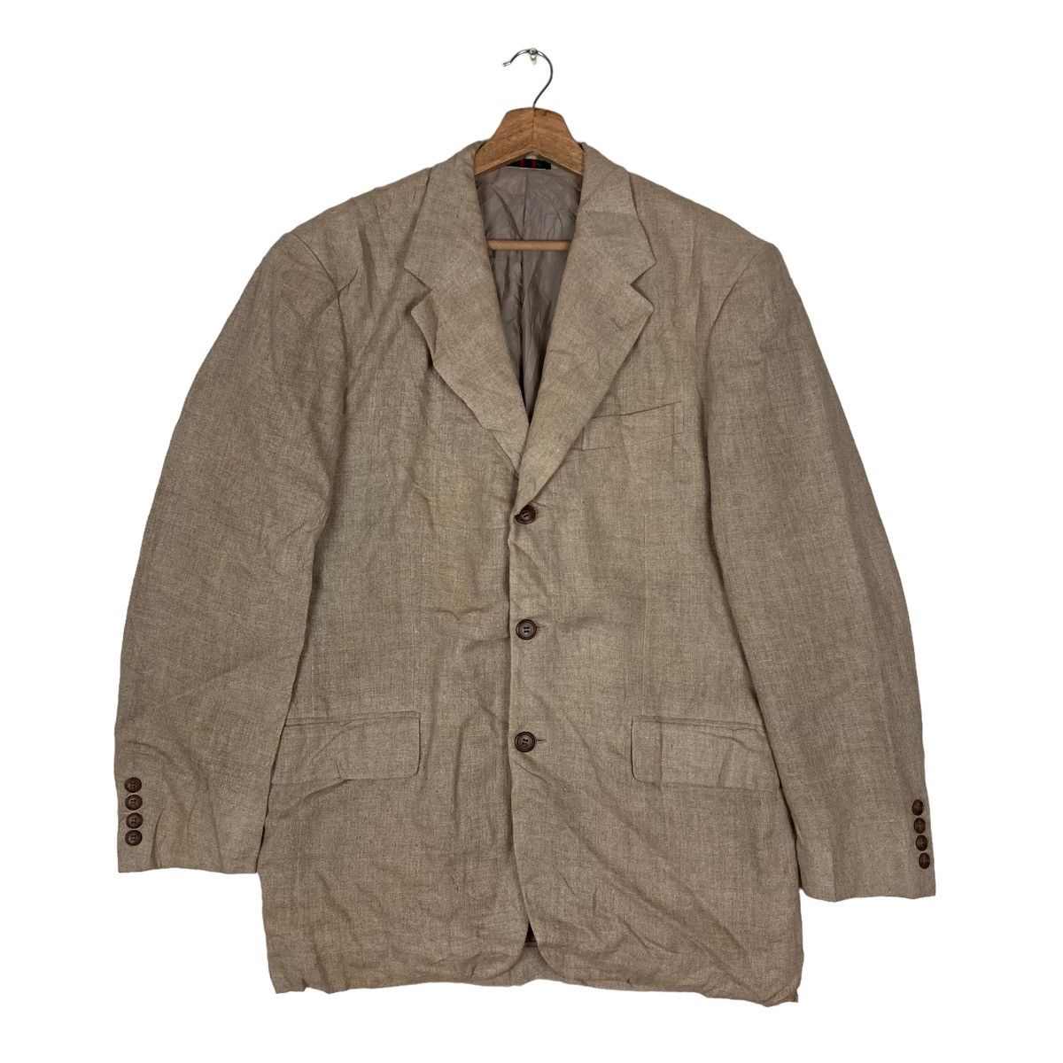 Alexander Julian Vintage Colours by Alexander Julian Flat Button Coat Blazer Size US M / EU 48-50 / 2 - 1 Thumbnail