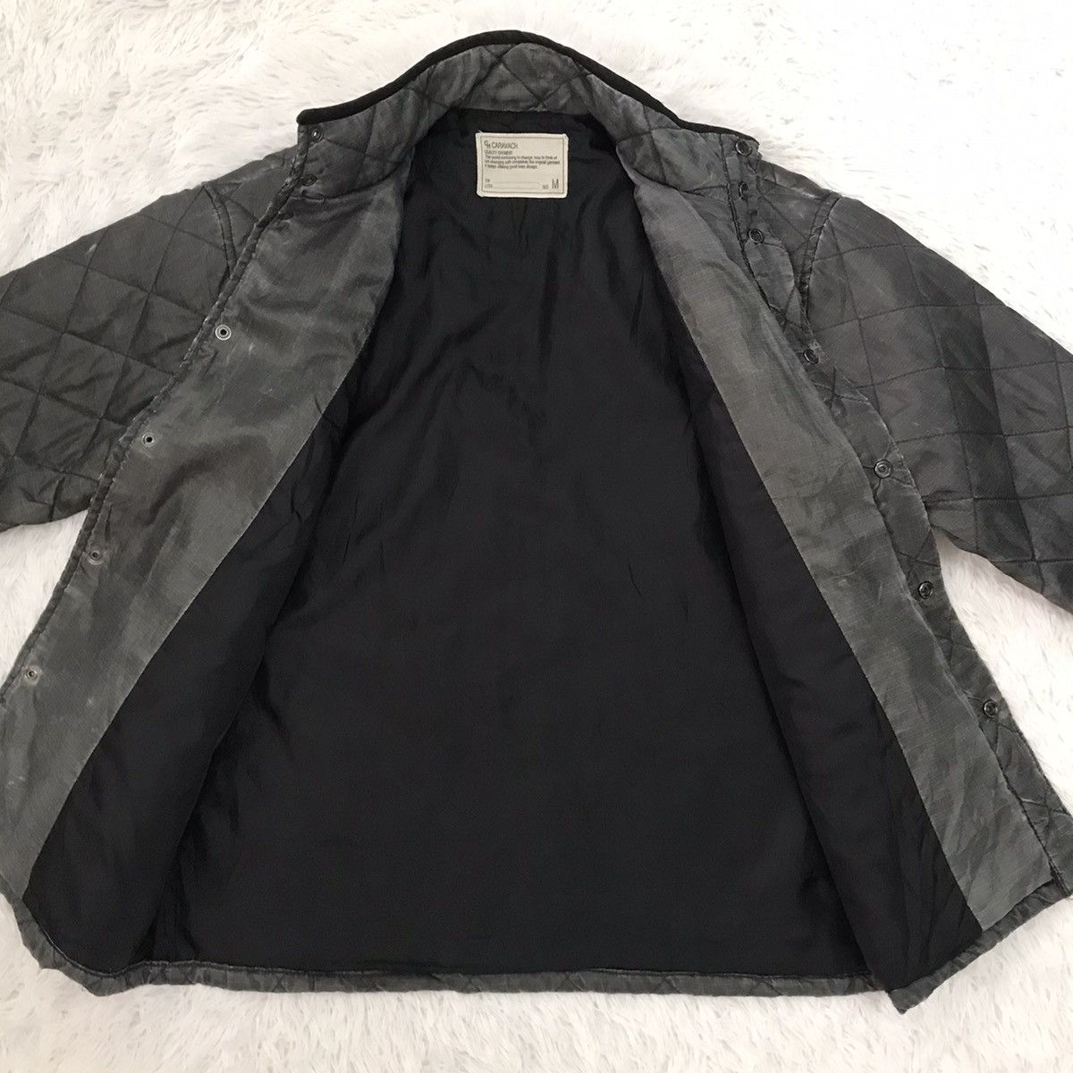 Japanese Brand CH Caravach Quilted Jacket Exposed Pockets Size US M / EU 48-50 / 2 - 12 Thumbnail