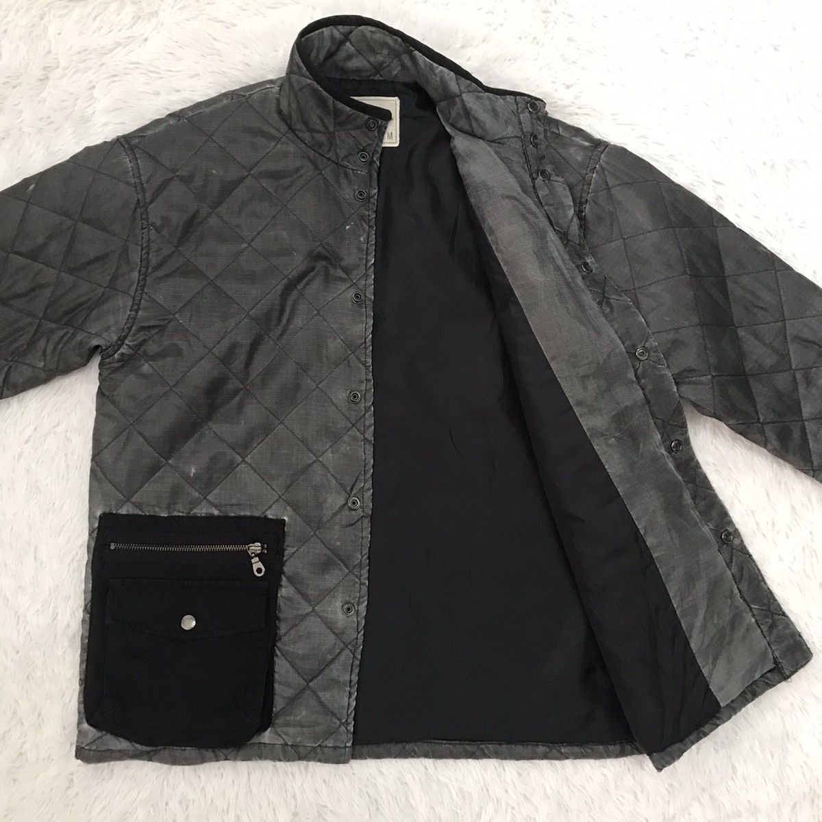 Japanese Brand CH Caravach Quilted Jacket Exposed Pockets Size US M / EU 48-50 / 2 - 11 Thumbnail