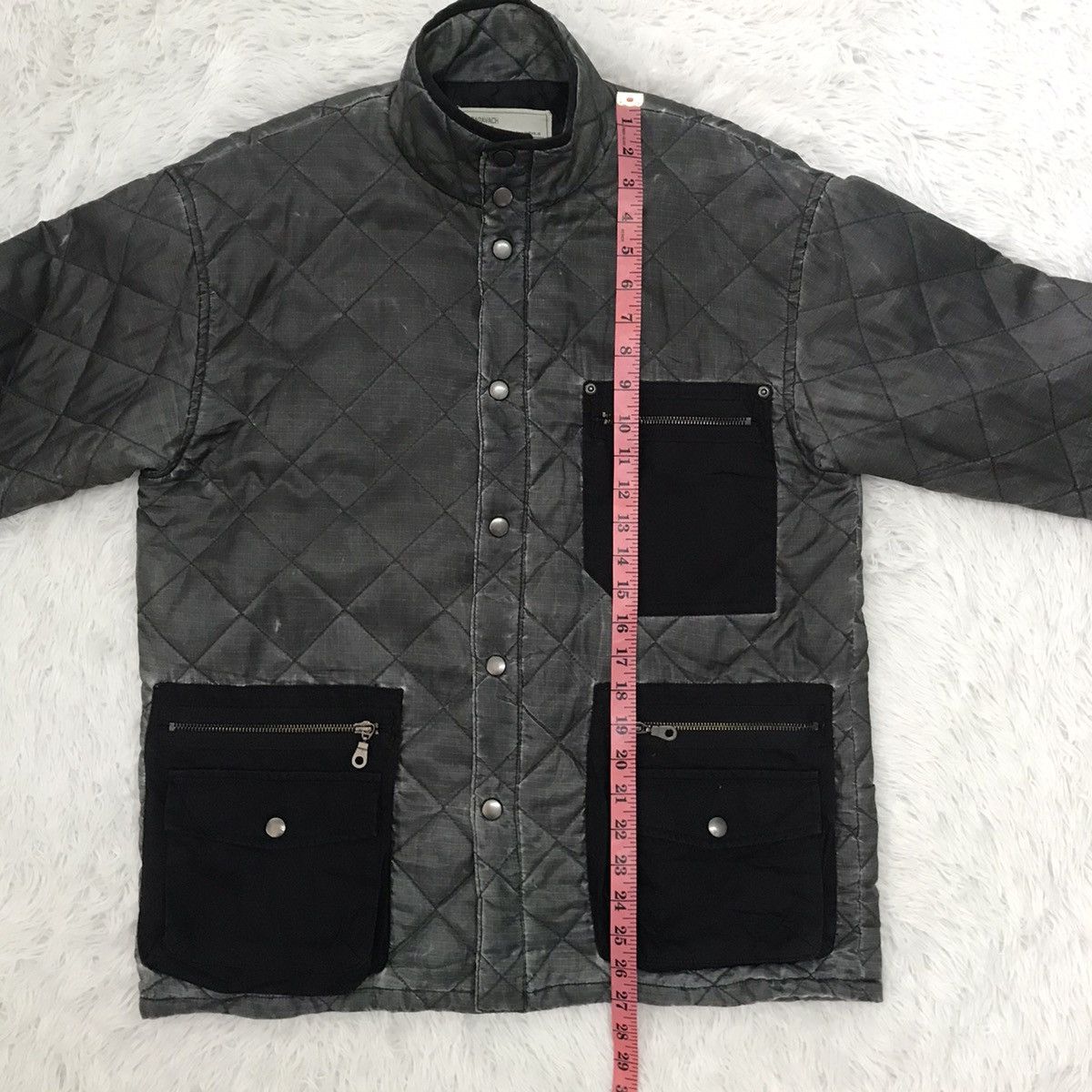 Japanese Brand CH Caravach Quilted Jacket Exposed Pockets Size US M / EU 48-50 / 2 - 16 Thumbnail