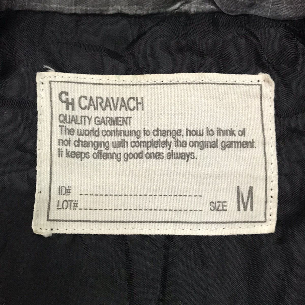 Japanese Brand CH Caravach Quilted Jacket Exposed Pockets Size US M / EU 48-50 / 2 - 13 Thumbnail
