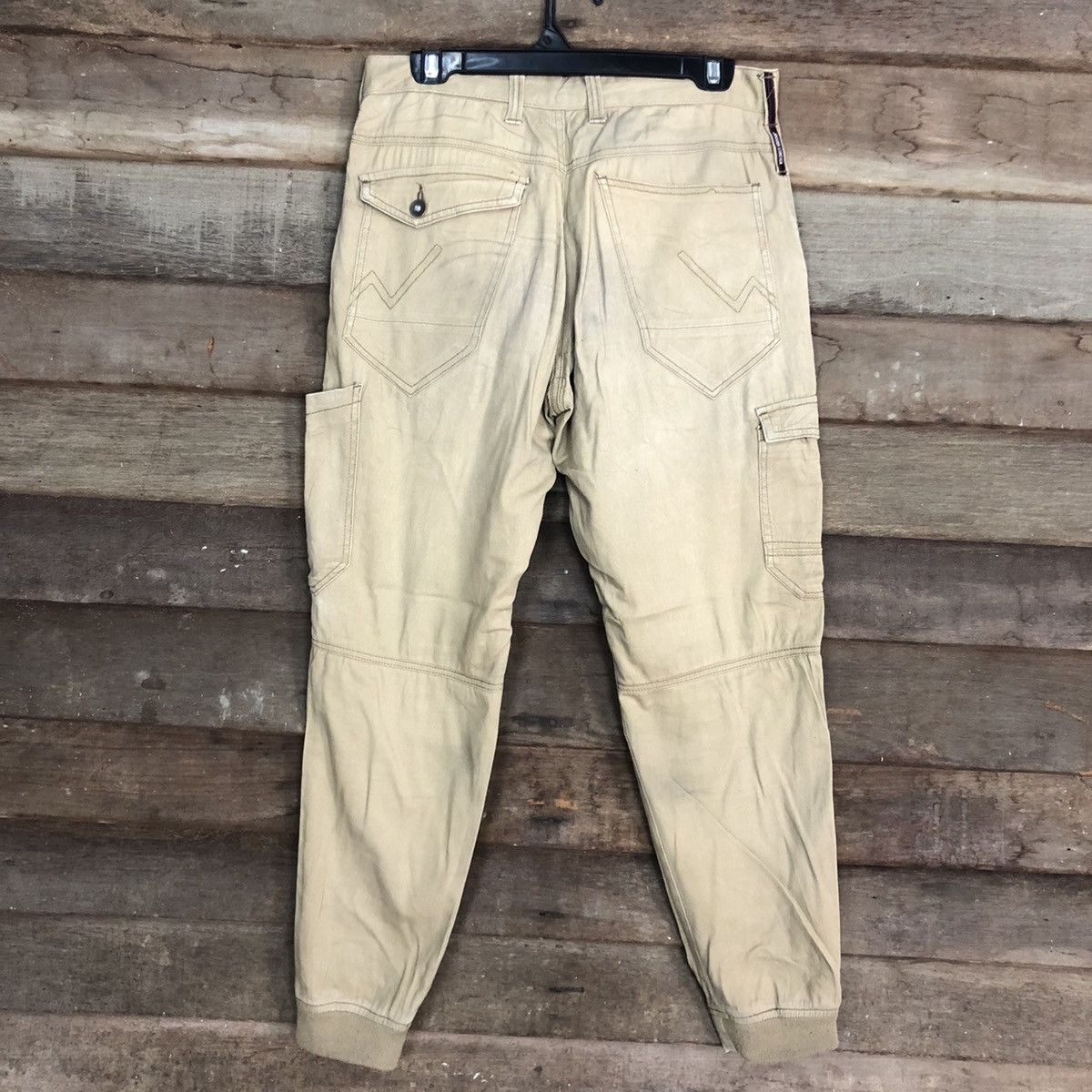 Japanese Brand Jogger Stretch japan Brown Multipocket Cargo Pants #c994 Size US 28 / EU 44 - 8 Thumbnail