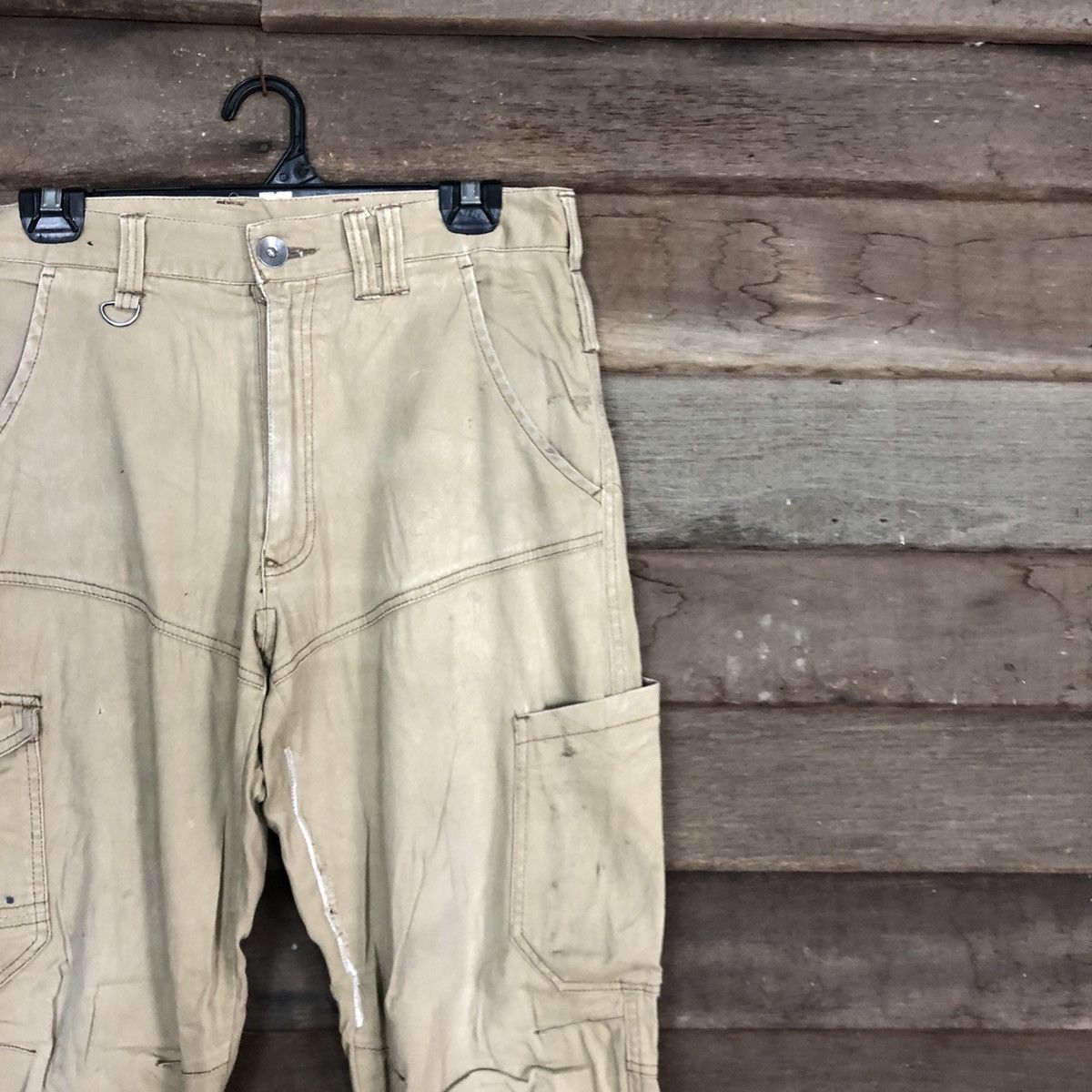 Japanese Brand Jogger Stretch japan Brown Multipocket Cargo Pants #c994 Size US 28 / EU 44 - 5 Thumbnail