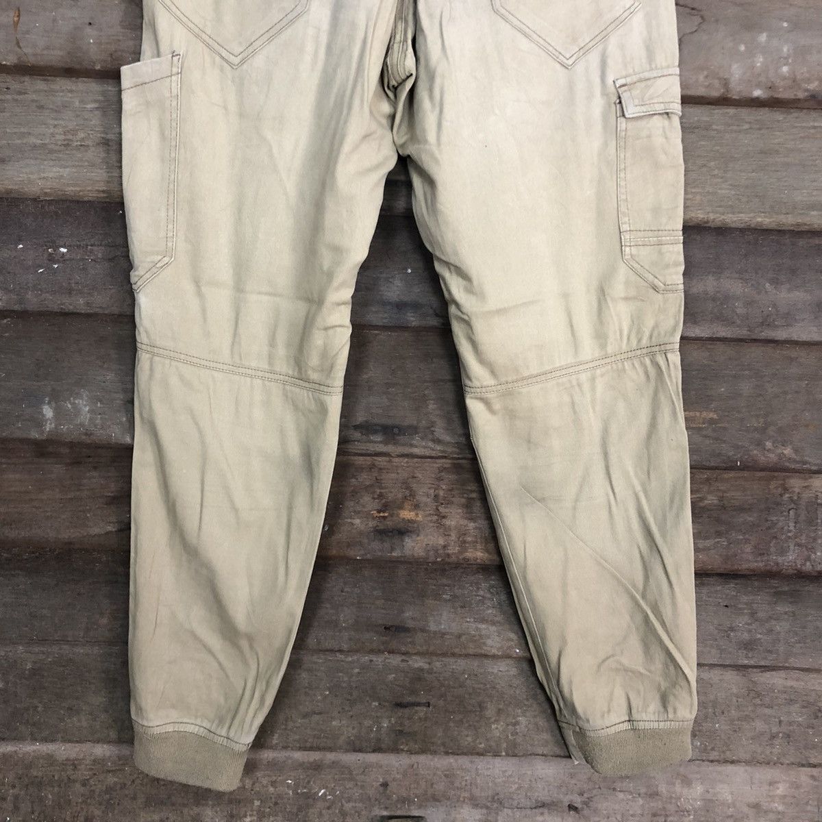 Japanese Brand Jogger Stretch japan Brown Multipocket Cargo Pants #c994 Size US 28 / EU 44 - 10 Thumbnail