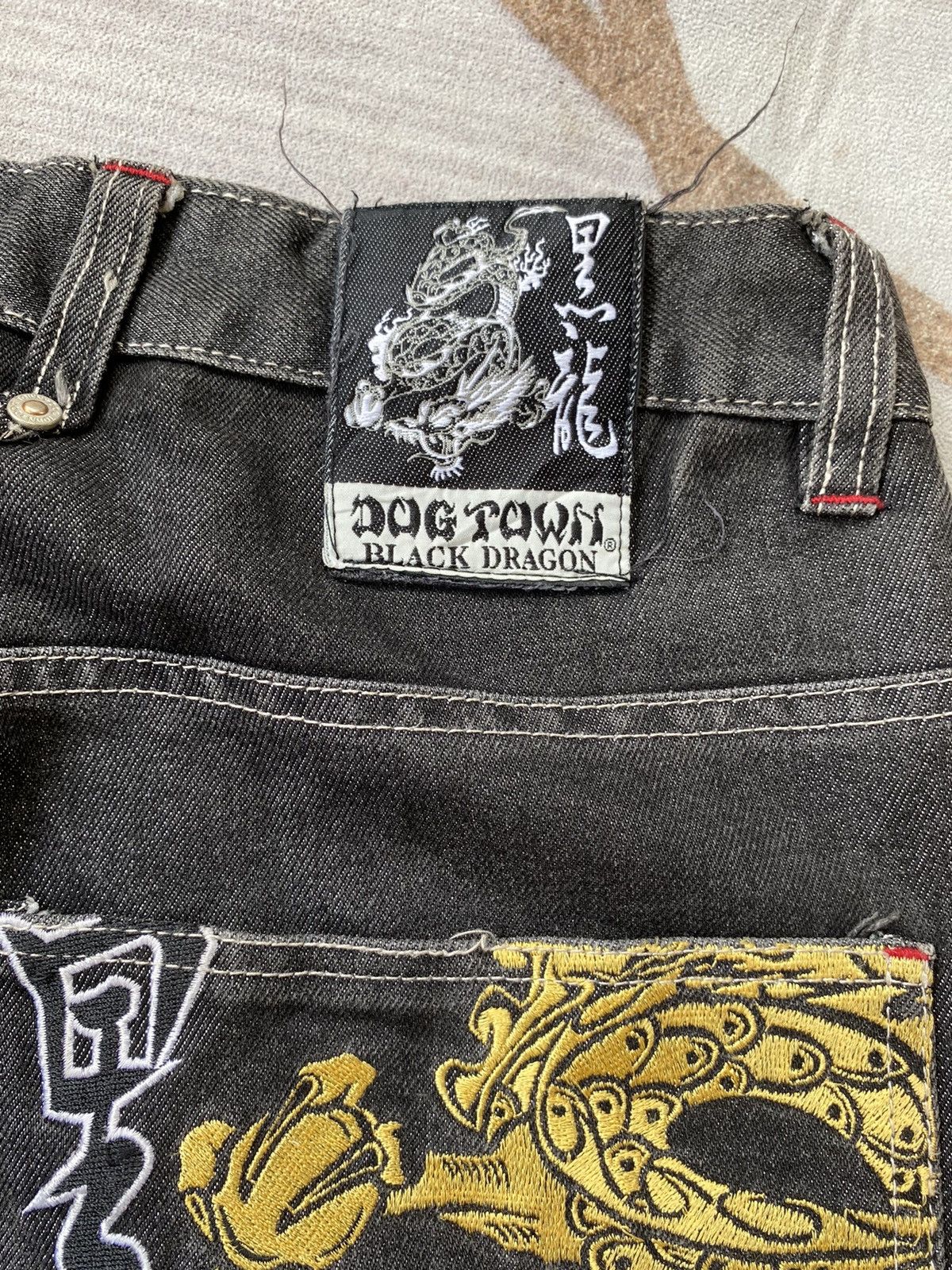 Dogtown 🔥SALE🔥 Vintage 90s Dogtown Black Dragon Baggy carpenter Size US 30 / EU 46 - 20 Thumbnail