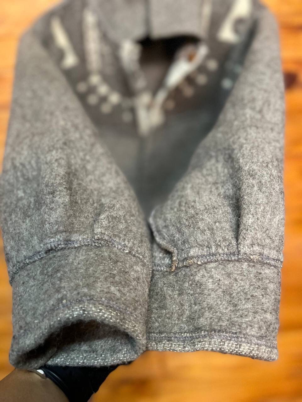 Handmade HANDMADE🔥VINTAGE WOOL NATIVE JACKET MADE IN ECUADOR Size US L / EU 52-54 / 3 - 16 Thumbnail