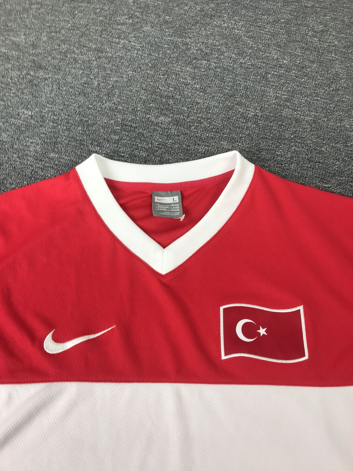 Nike Turkey Team Soccer Jersey Home football shirt 2008 Nike,Sz L Size US L / EU 52-54 / 3 - 3 Thumbnail