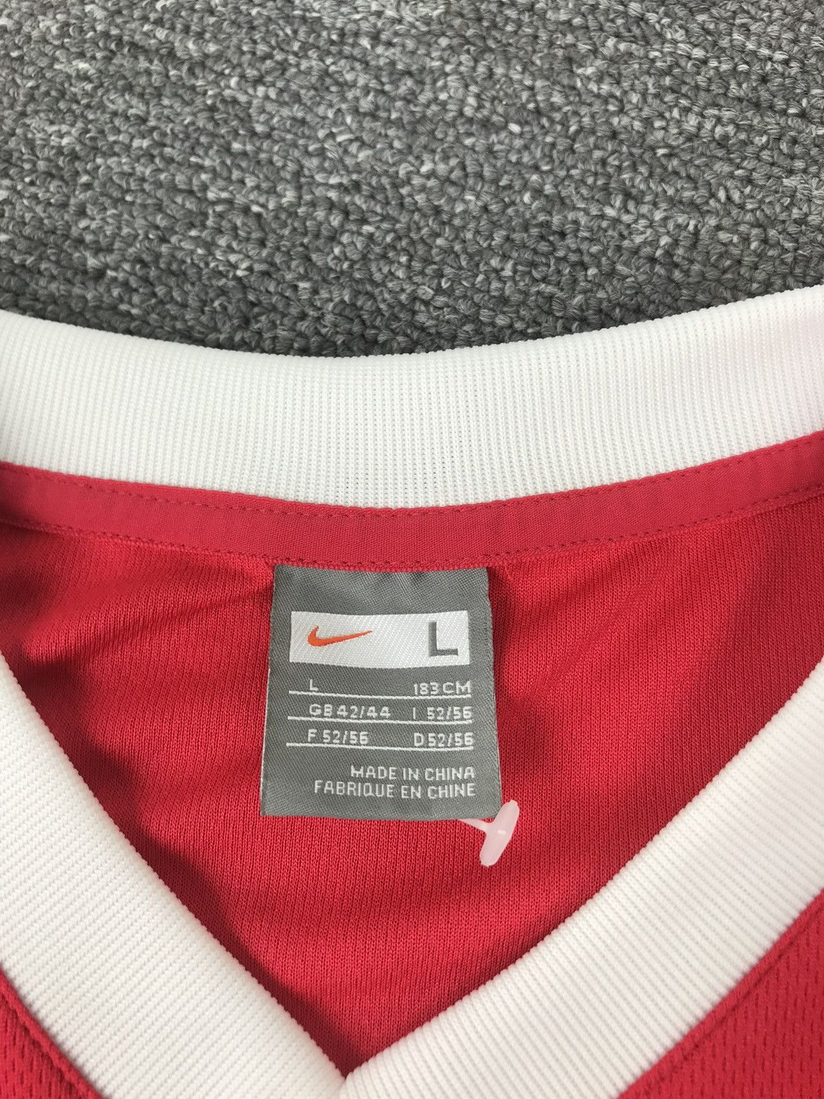 Nike Turkey Team Soccer Jersey Home football shirt 2008 Nike,Sz L Size US L / EU 52-54 / 3 - 4 Thumbnail