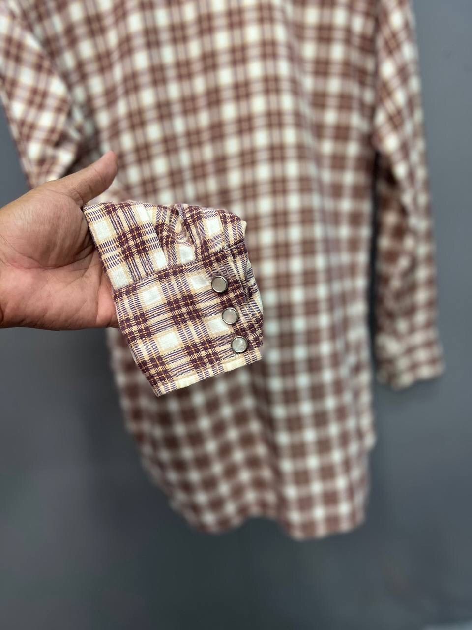 Flannel VINTAGE WRANGLER PEARL SNAP BUTTON FLANNEL Size US L / EU 52-54 / 3 - 7 Thumbnail