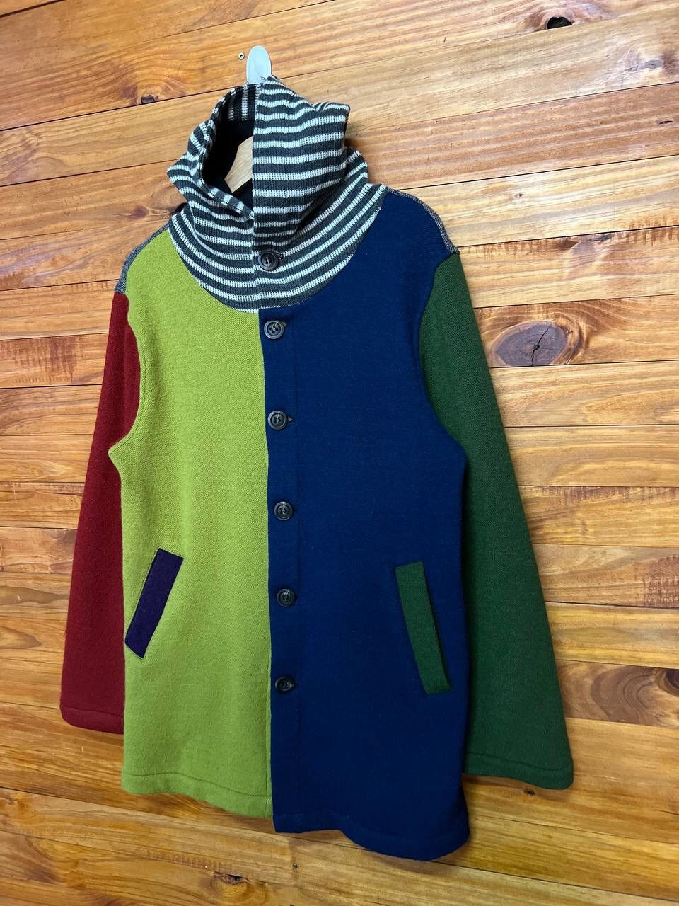 go slow caravan GO SLOW CARAVAN COLOUR BLOCK HOODIE Size US M / EU 48-50 / 2 - 3 Thumbnail