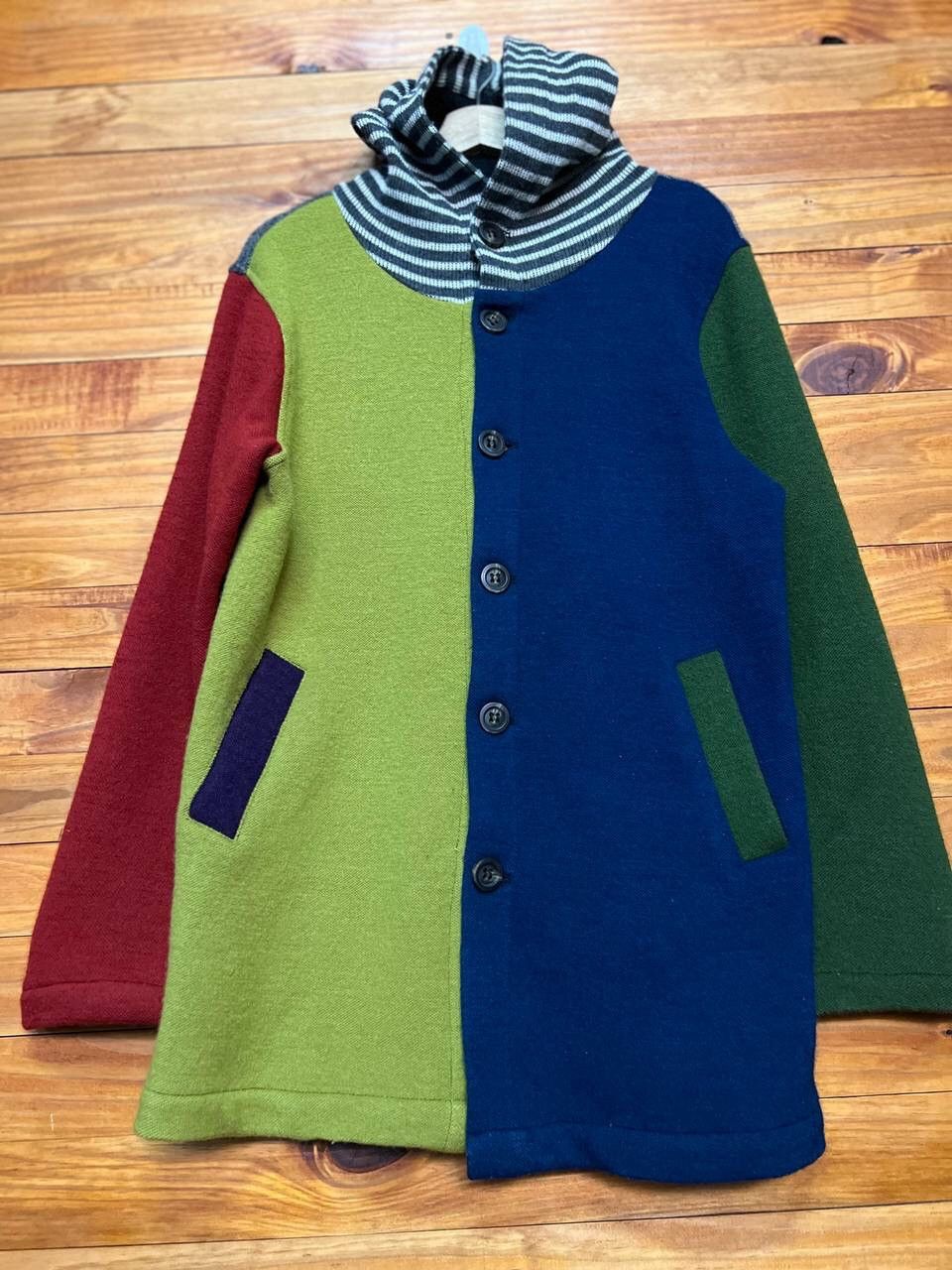 go slow caravan GO SLOW CARAVAN COLOUR BLOCK HOODIE Size US M / EU 48-50 / 2 - 5 Thumbnail