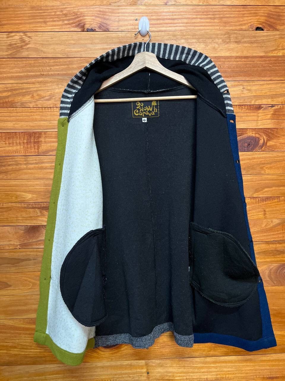 go slow caravan GO SLOW CARAVAN COLOUR BLOCK HOODIE Size US M / EU 48-50 / 2 - 10 Thumbnail