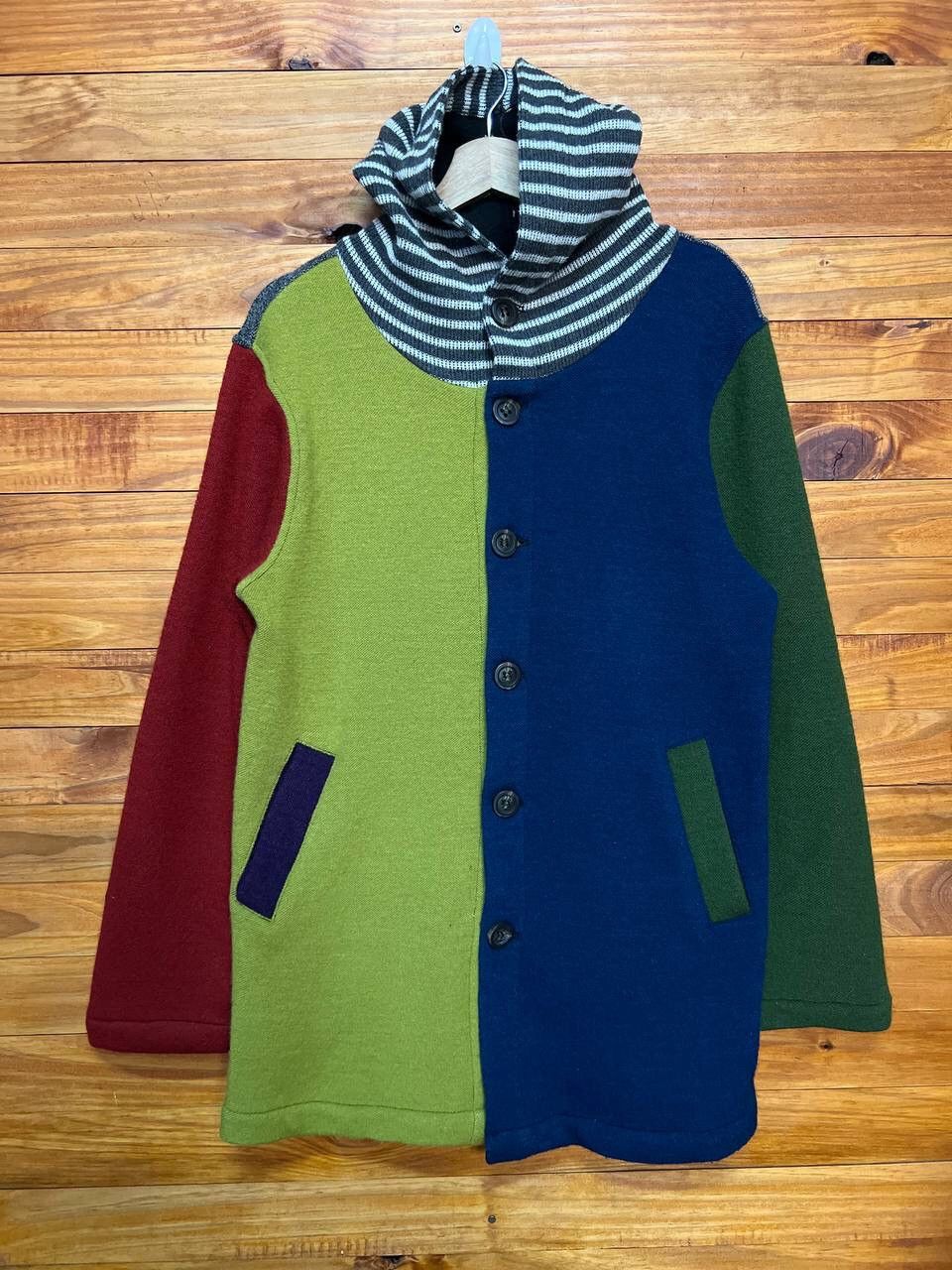 go slow caravan GO SLOW CARAVAN COLOUR BLOCK HOODIE Size US M / EU 48-50 / 2 - 1 Thumbnail