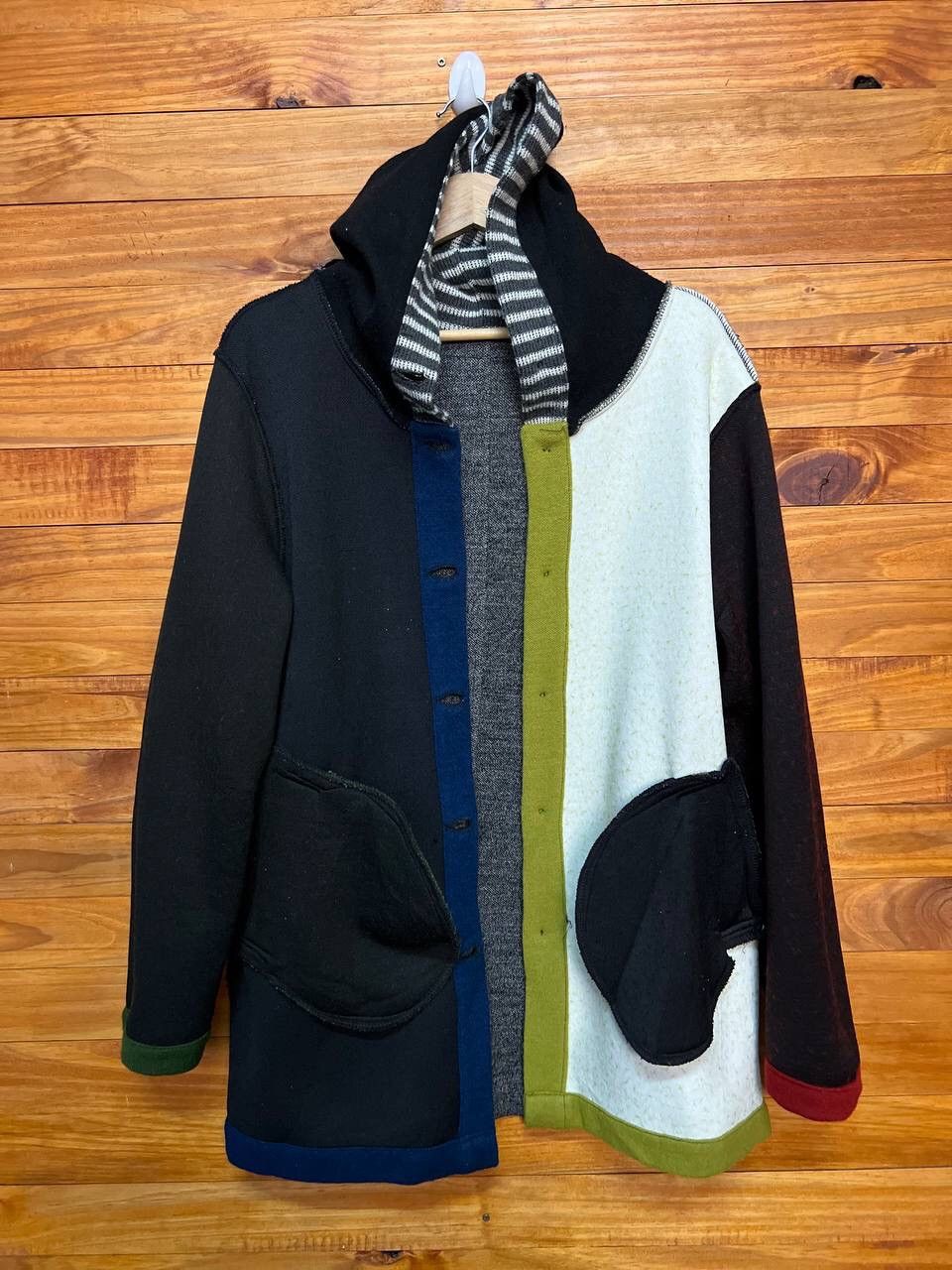 go slow caravan GO SLOW CARAVAN COLOUR BLOCK HOODIE Size US M / EU 48-50 / 2 - 11 Thumbnail