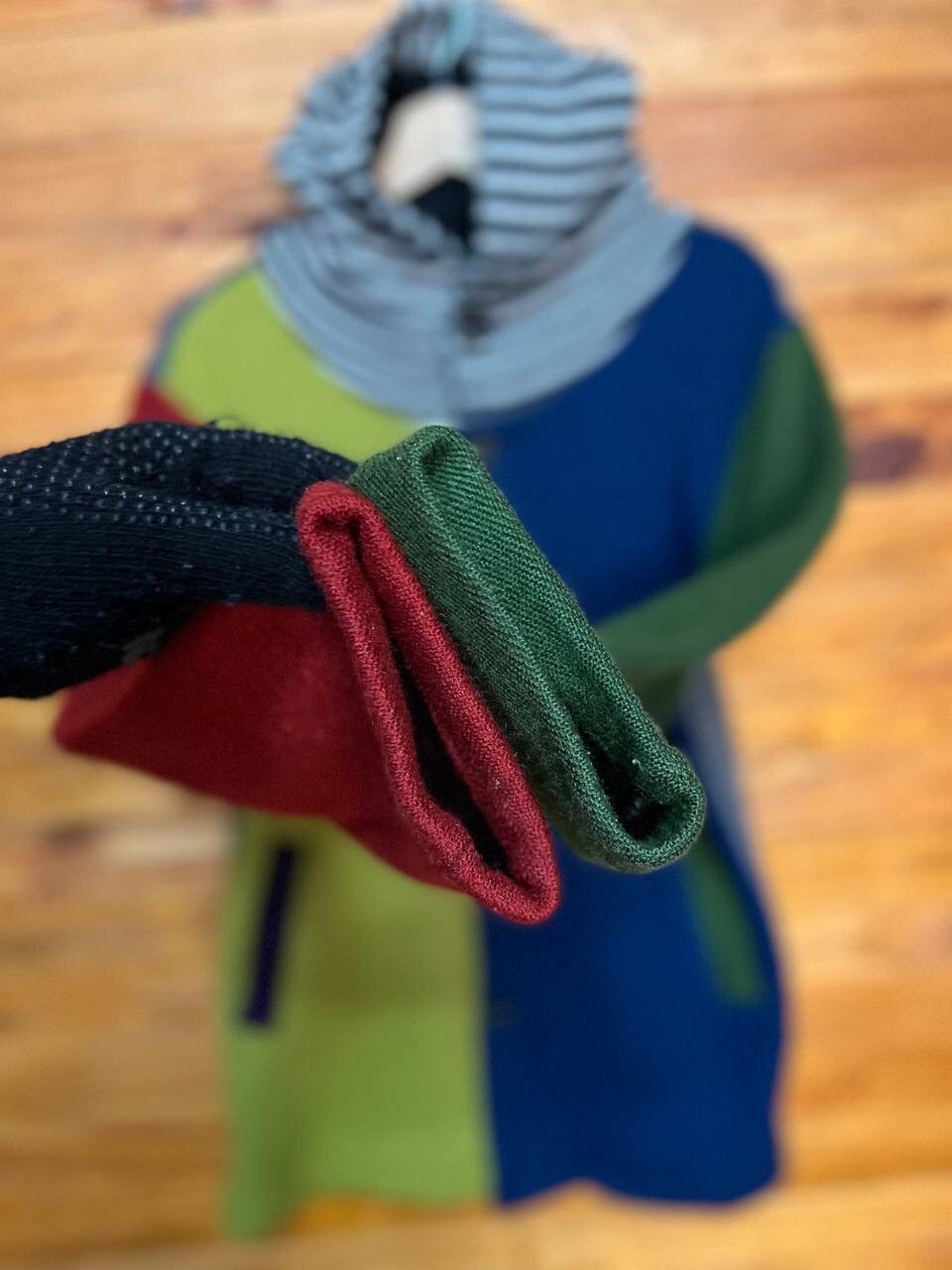 go slow caravan GO SLOW CARAVAN COLOUR BLOCK HOODIE Size US M / EU 48-50 / 2 - 6 Thumbnail