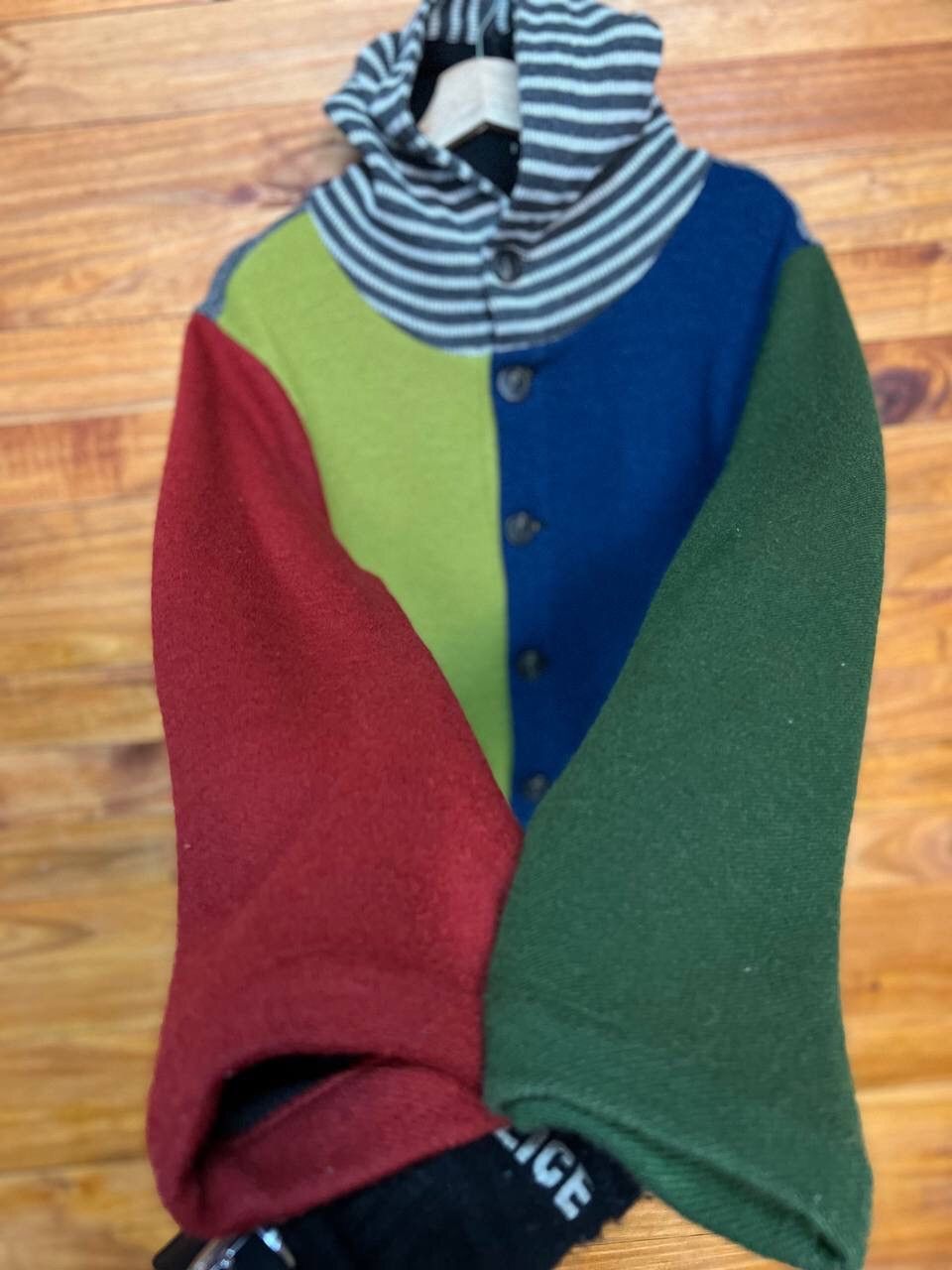 go slow caravan GO SLOW CARAVAN COLOUR BLOCK HOODIE Size US M / EU 48-50 / 2 - 7 Thumbnail