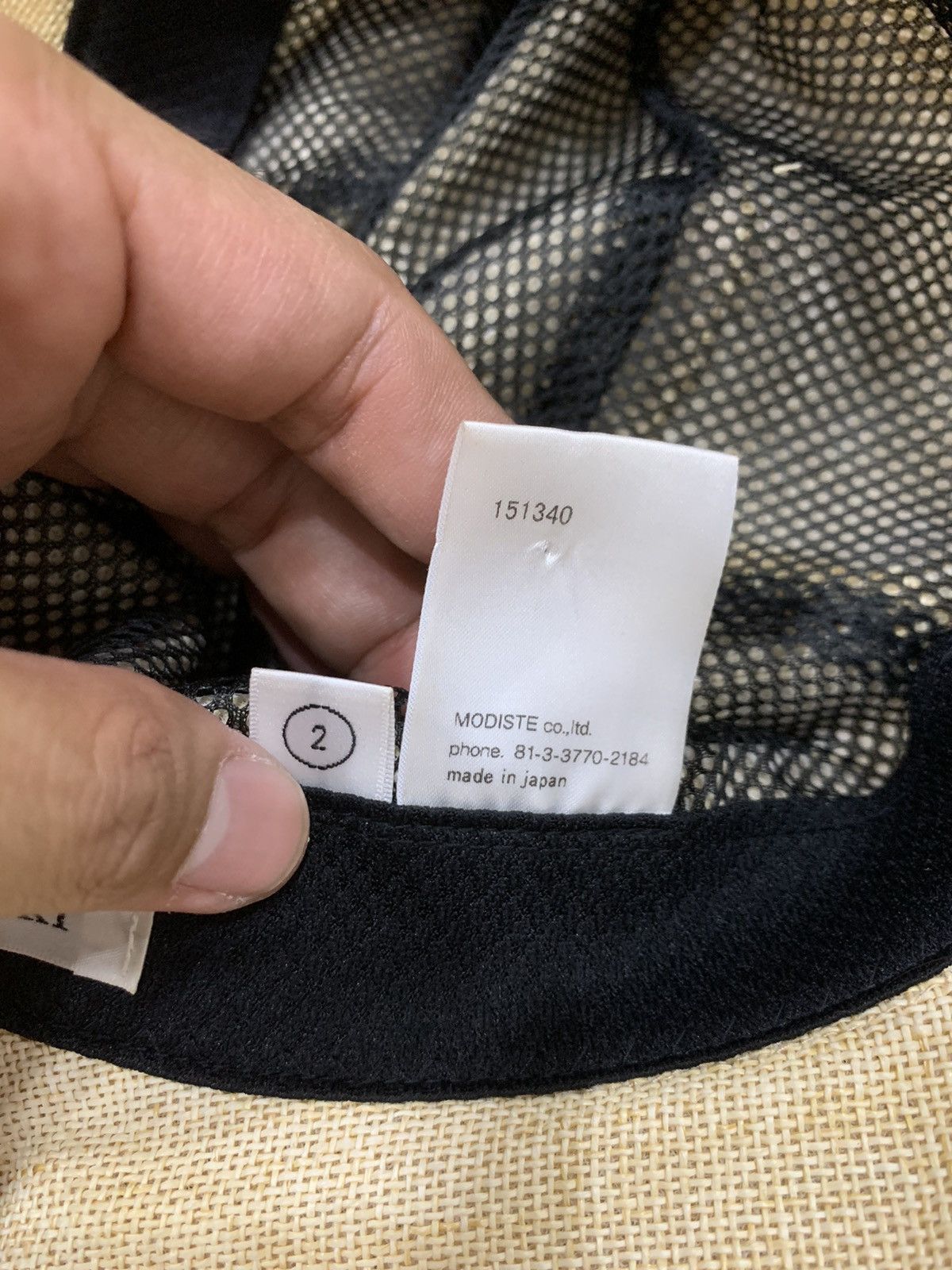 KIJIMA TAKAYUKI KIJIMA TAKAYUKI JAPAN HATMAKER STRAW PAPER HAT SIZE 2 Size ONE SIZE - 8 Thumbnail