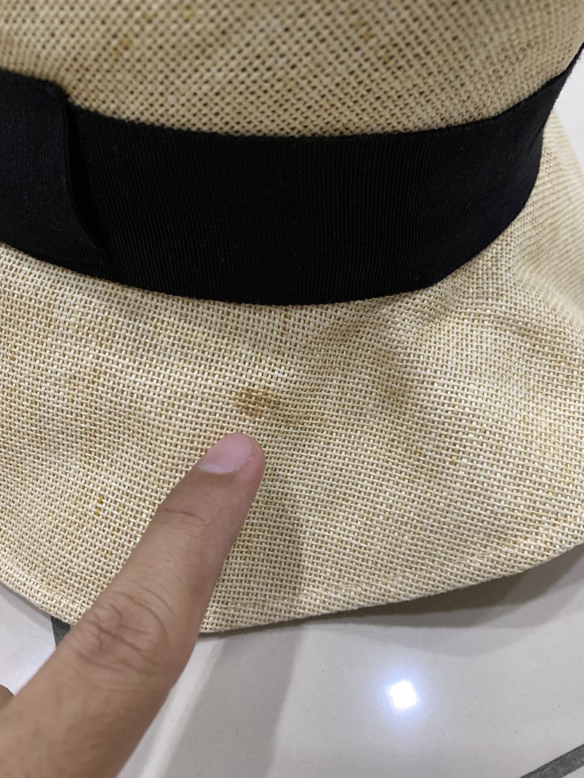 KIJIMA TAKAYUKI KIJIMA TAKAYUKI JAPAN HATMAKER STRAW PAPER HAT SIZE 2 Size ONE SIZE - 5 Thumbnail