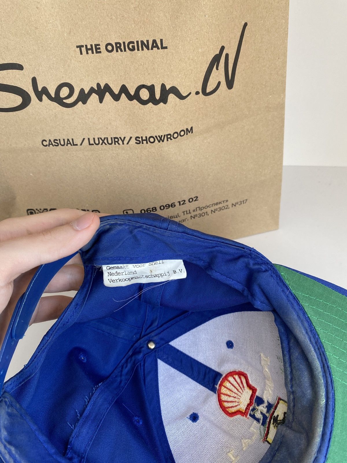 Ferrari × Vintage Vintage Ferrari Racing Hat Formula 1 Size ONE SIZE - 6 Thumbnail