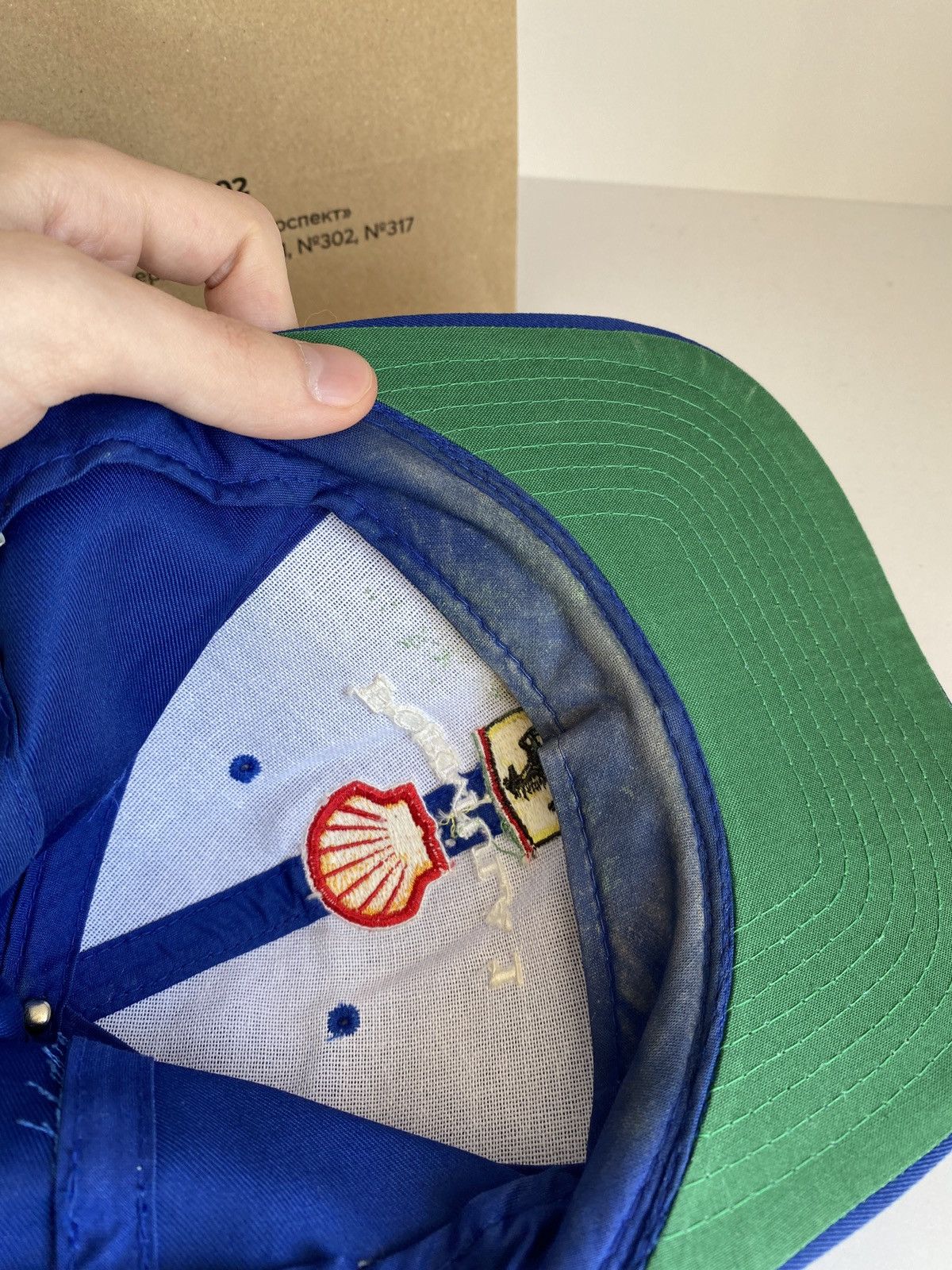 Ferrari × Vintage Vintage Ferrari Racing Hat Formula 1 Size ONE SIZE - 8 Thumbnail