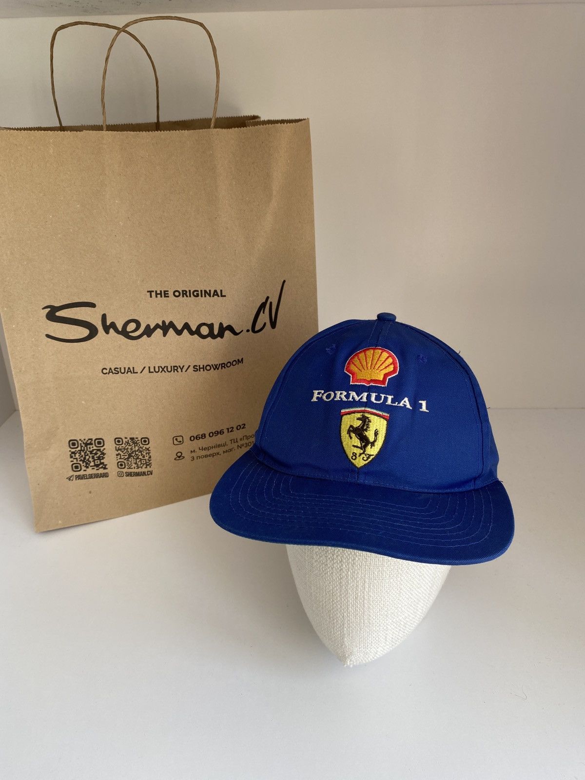 Ferrari × Vintage Vintage Ferrari Racing Hat Formula 1 Size ONE SIZE - 1 Thumbnail