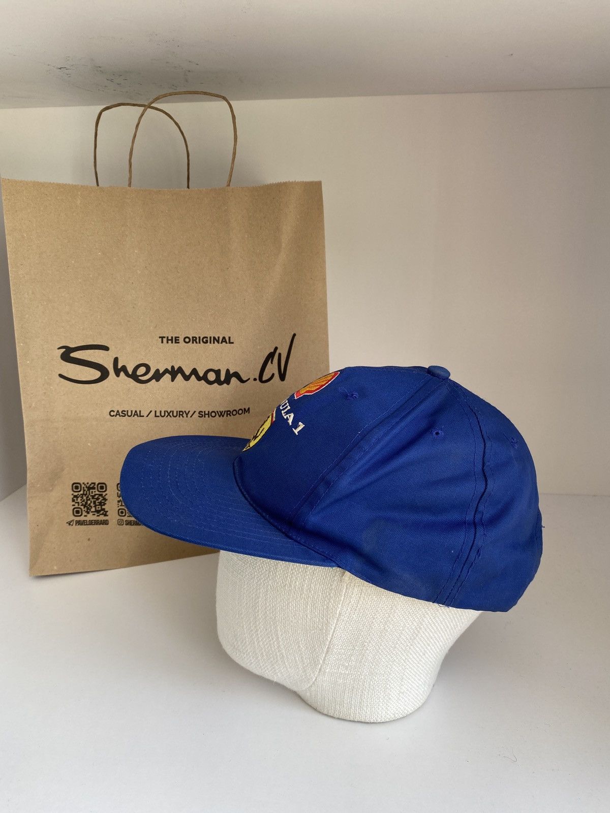 Ferrari × Vintage Vintage Ferrari Racing Hat Formula 1 Size ONE SIZE - 4 Thumbnail