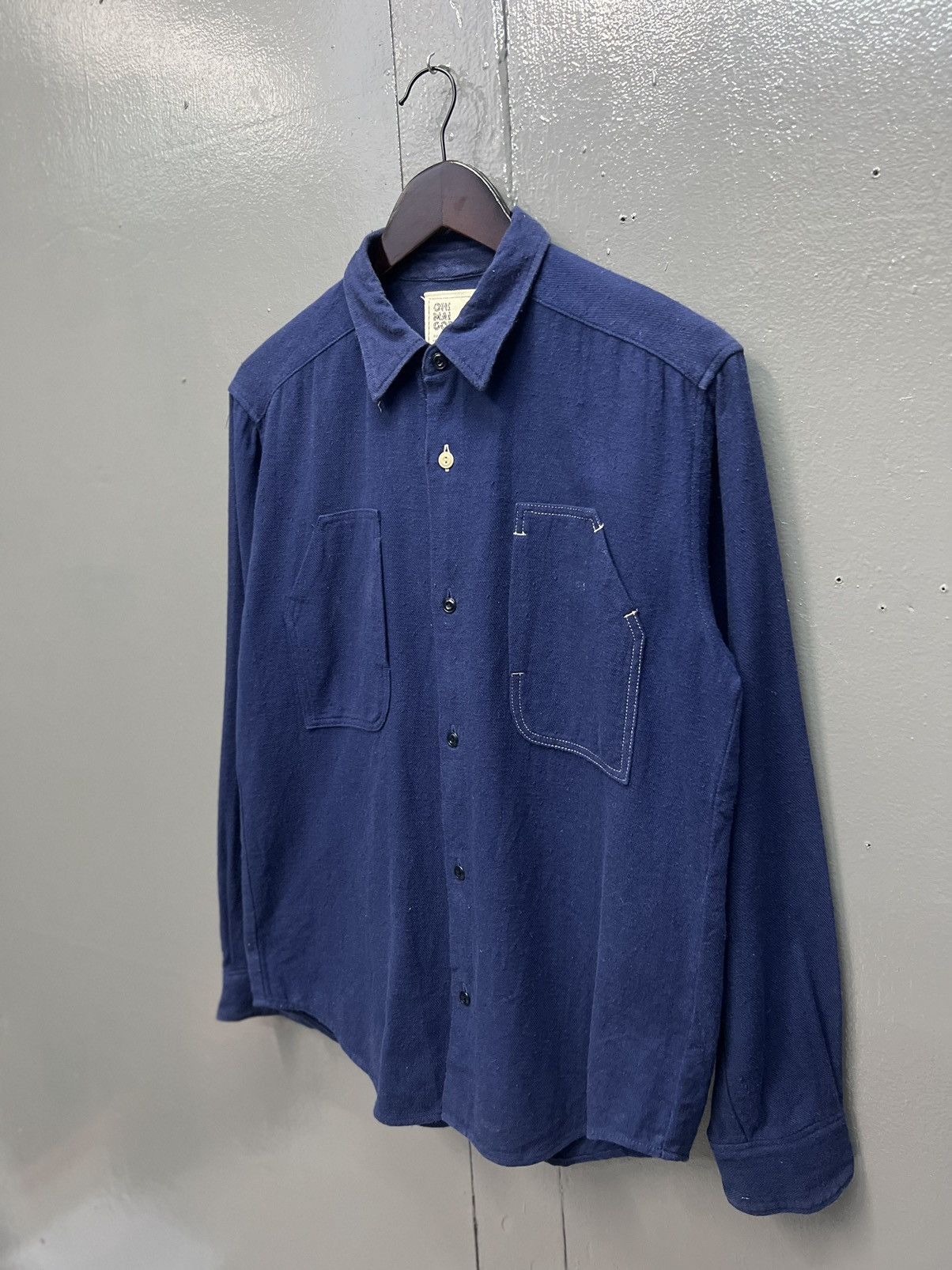 Japanese Brand ARCHIVE! OH MY GOD KAGURA OUTDOOR LABEL SHIRT Size US M / EU 48-50 / 2 - 3 Thumbnail