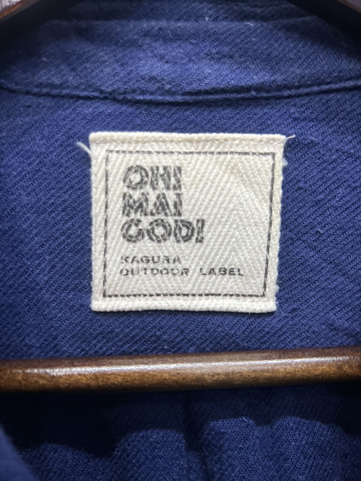 Japanese Brand ARCHIVE! OH MY GOD KAGURA OUTDOOR LABEL SHIRT Size US M / EU 48-50 / 2 - 8 Thumbnail