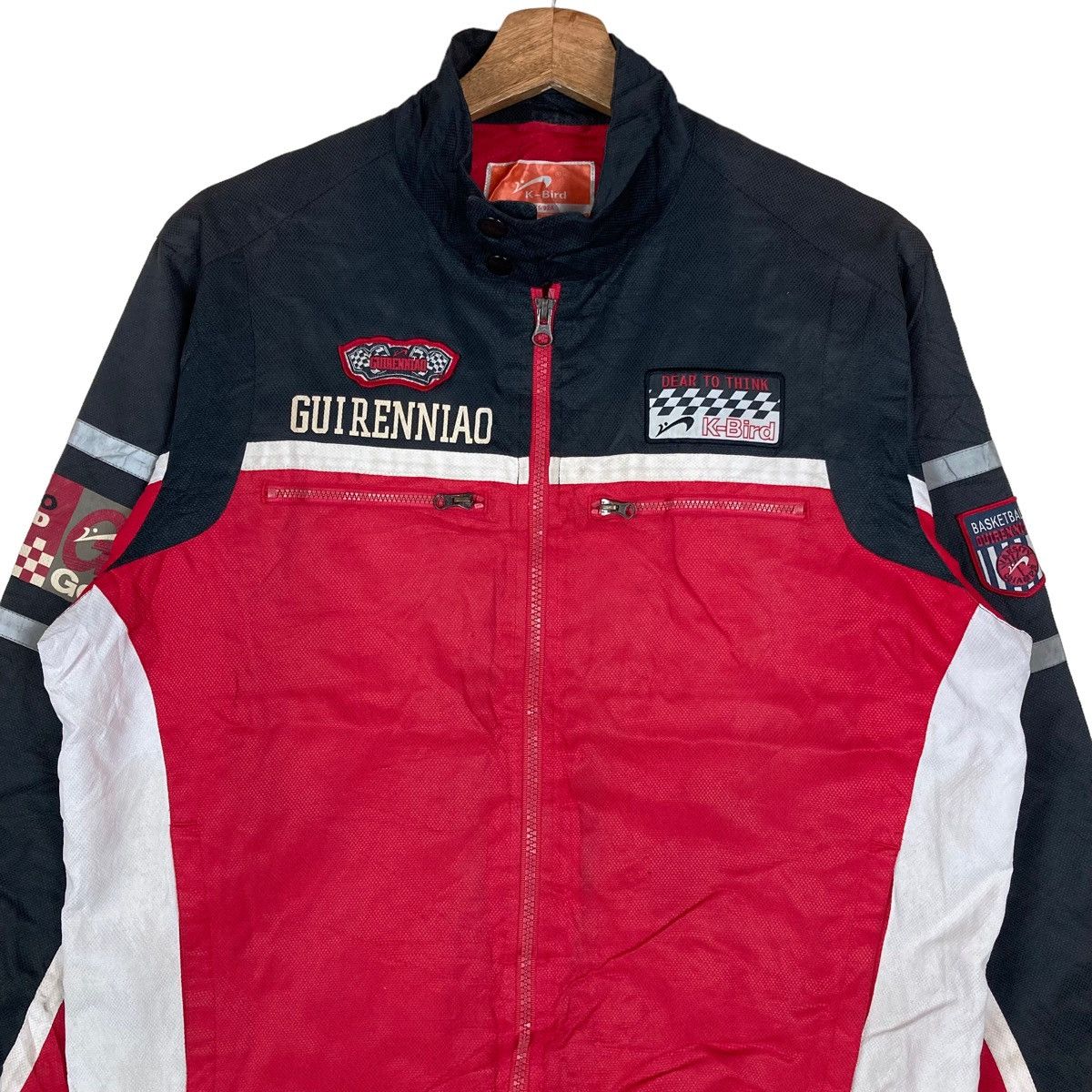 Vintage Vintage K-Bird Racing Motor Full Zipper Jacket Size US XL / EU 56 / 4 - 2 Thumbnail