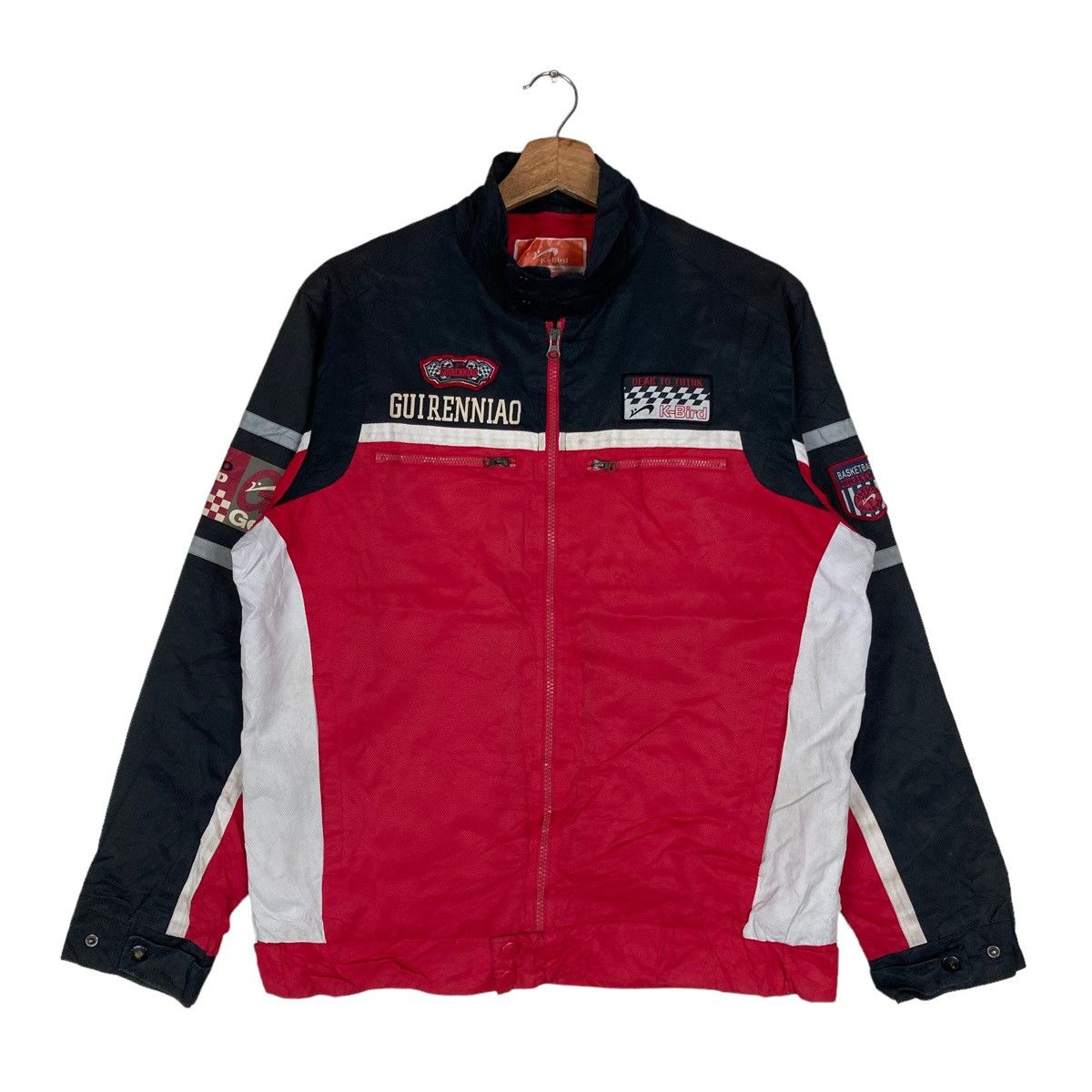 Vintage Vintage K-Bird Racing Motor Full Zipper Jacket Size US XL / EU 56 / 4 - 1 Thumbnail
