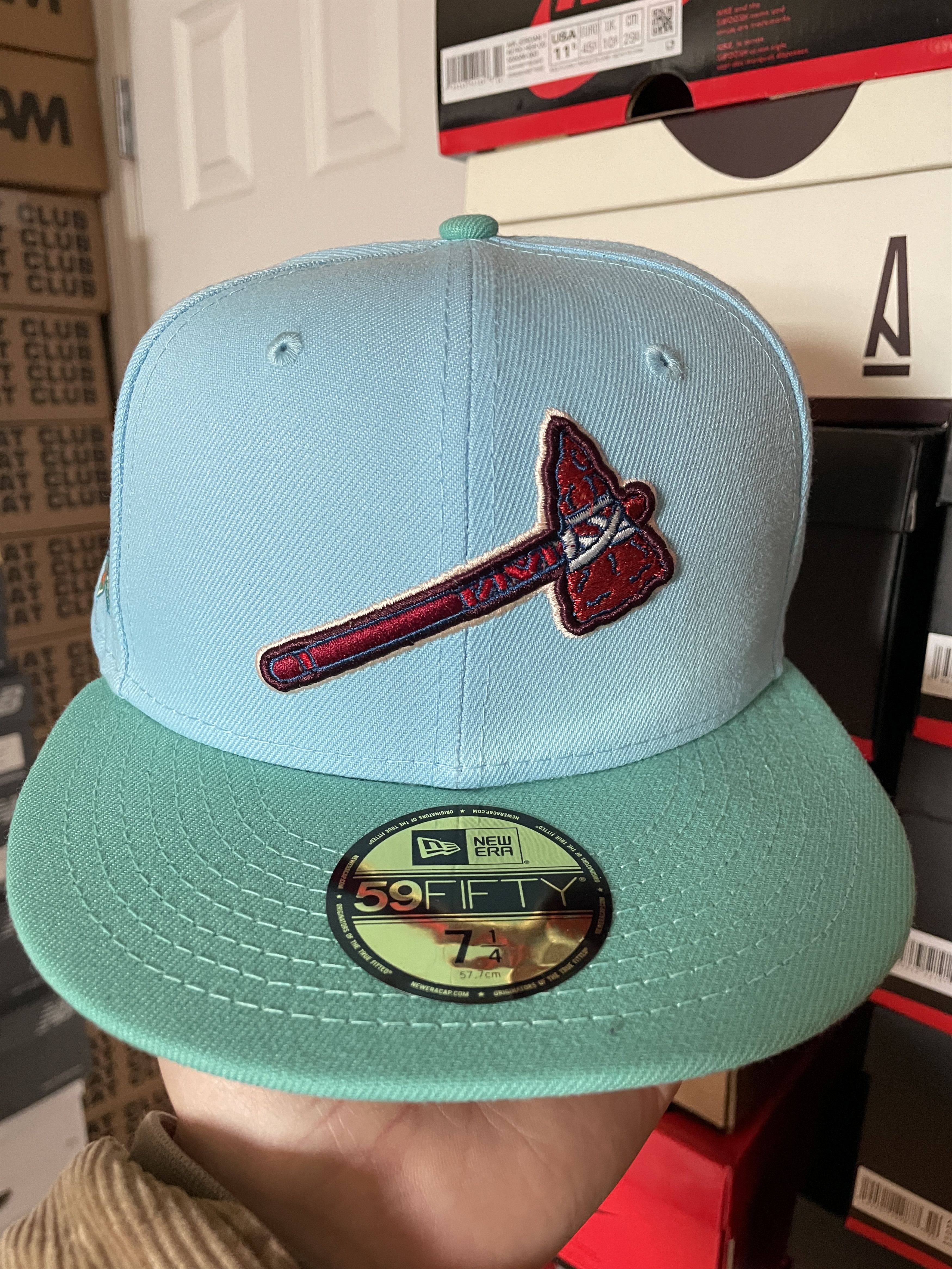 MyFitteds × New Era MyFitteds Atlanta Braves 7 1/4 Hidden Kingdom Wings Of Fire Size ONE SIZE - 2 Thumbnail