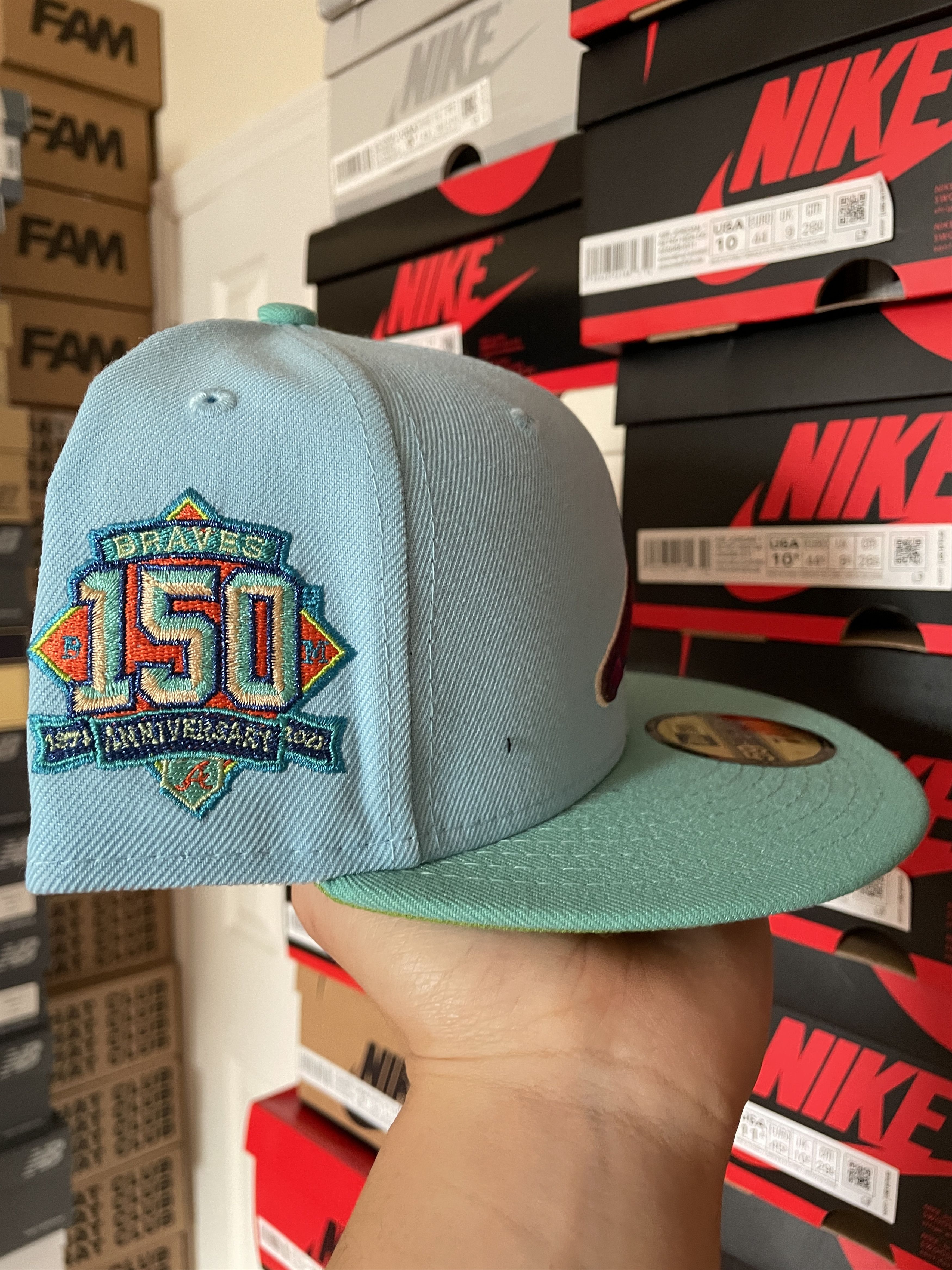 MyFitteds × New Era MyFitteds Atlanta Braves 7 3/8 Hidden Kingdom Wings Of Fire Size ONE SIZE - 3 Thumbnail