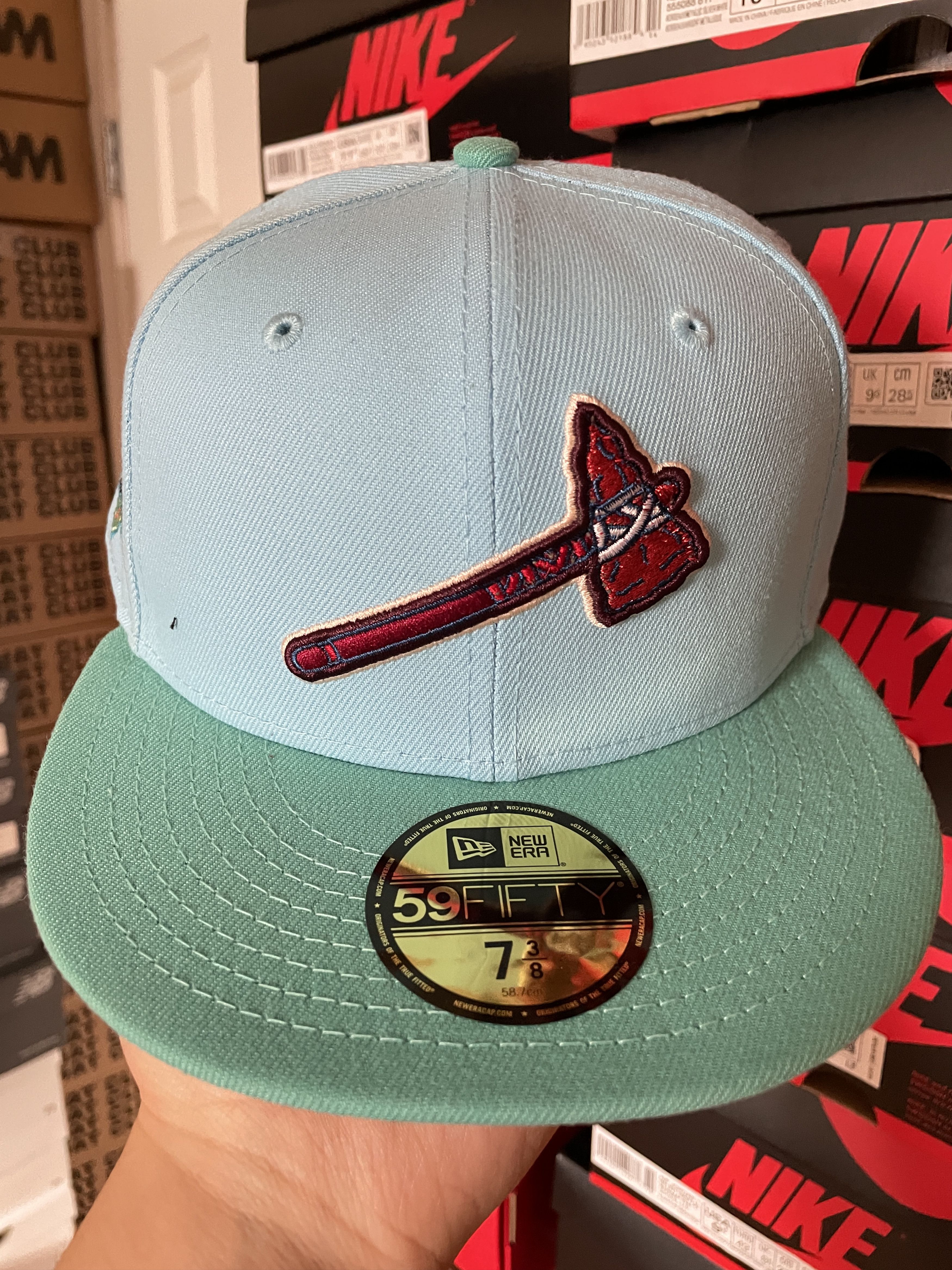 MyFitteds × New Era MyFitteds Atlanta Braves 7 3/8 Hidden Kingdom Wings Of Fire Size ONE SIZE - 2 Thumbnail