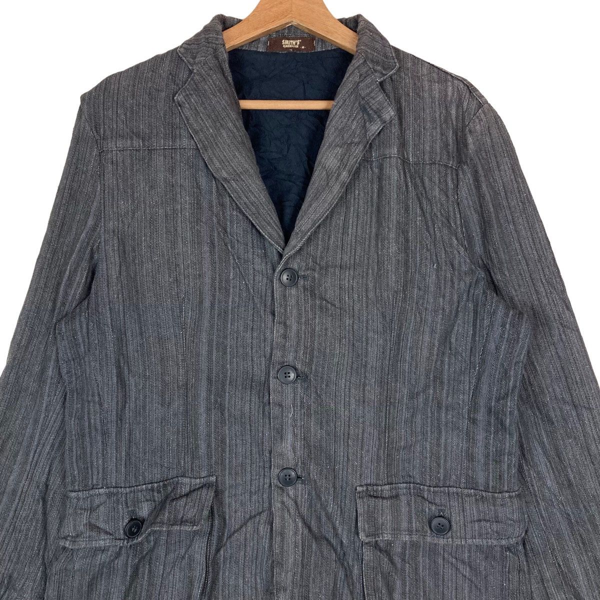 Smith's American Vintage Smith’s American Flat Button Coat Blazer Jacket Size US M / EU 48-50 / 2 - 2 Thumbnail